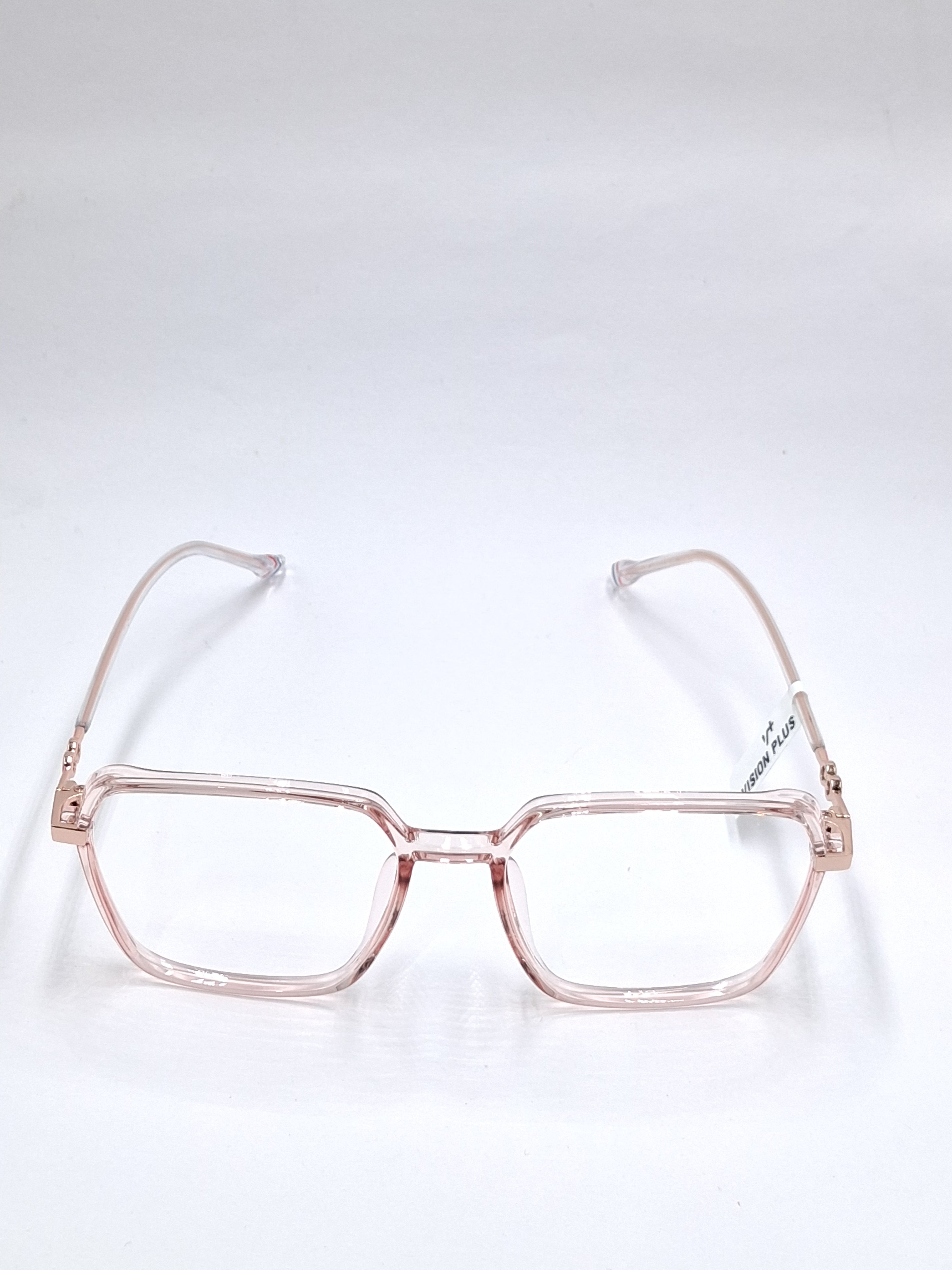 vision plus crystal light pink with metal stick frame
