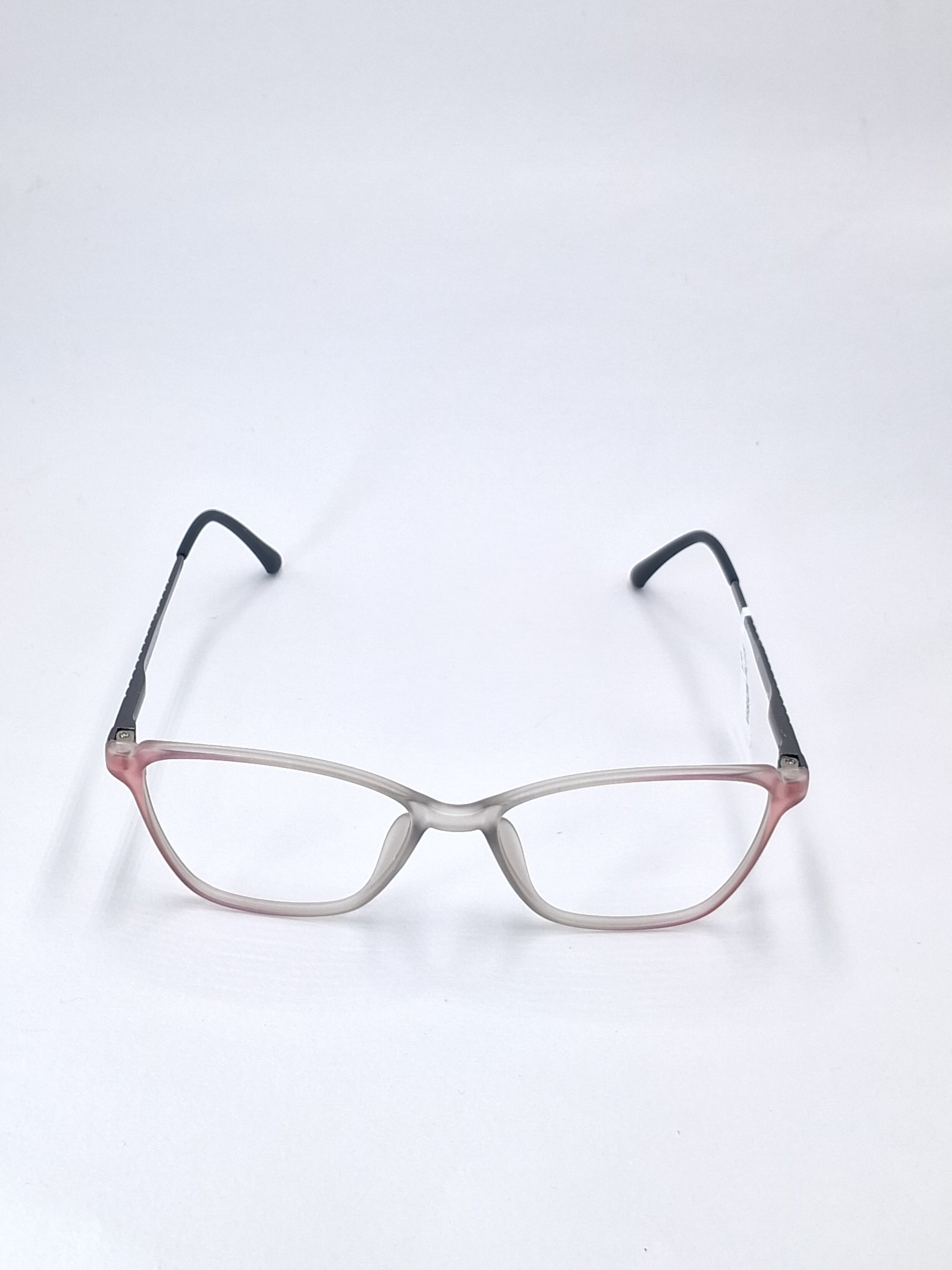 vision plus matte crystal gray and pink with metal stick frame