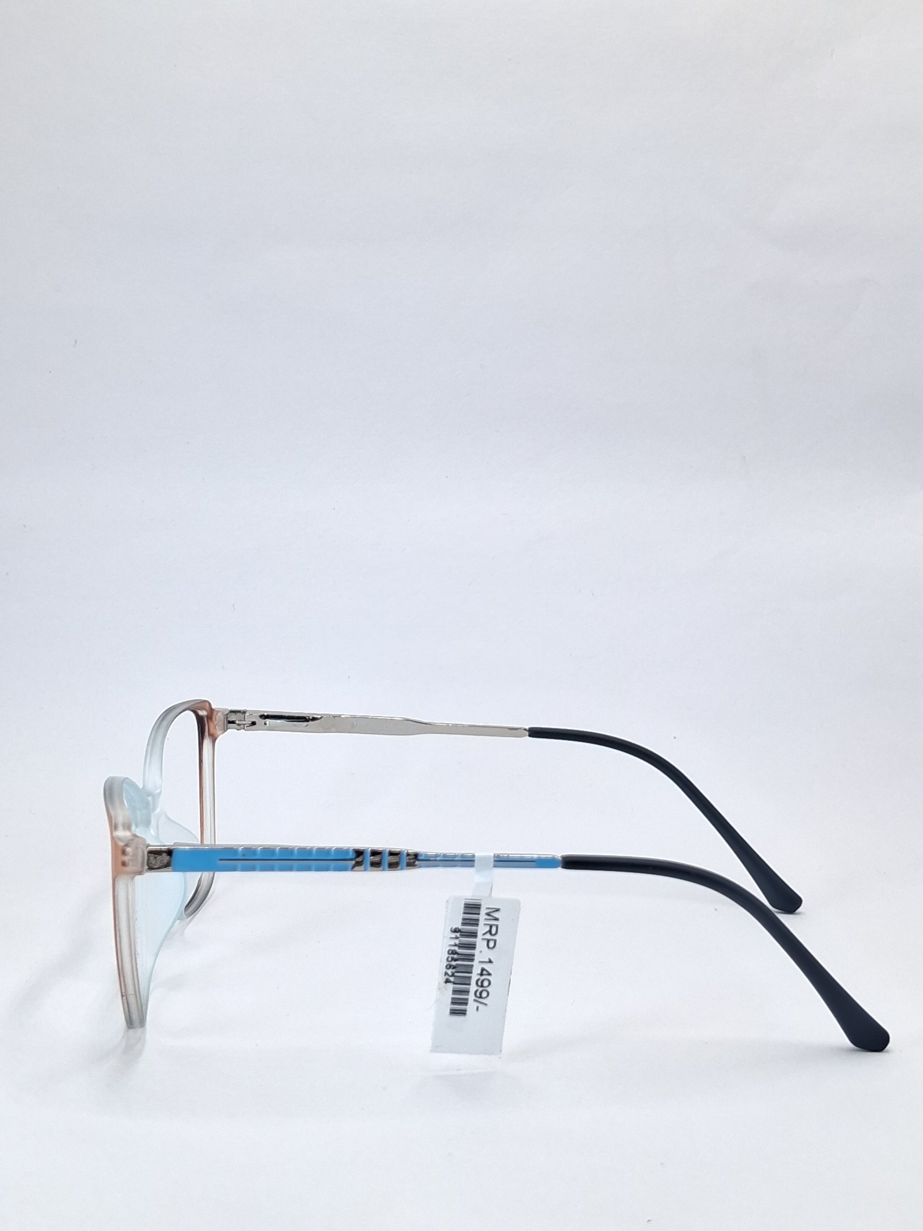 vision plus matte brown with light blue with metal stick frame
