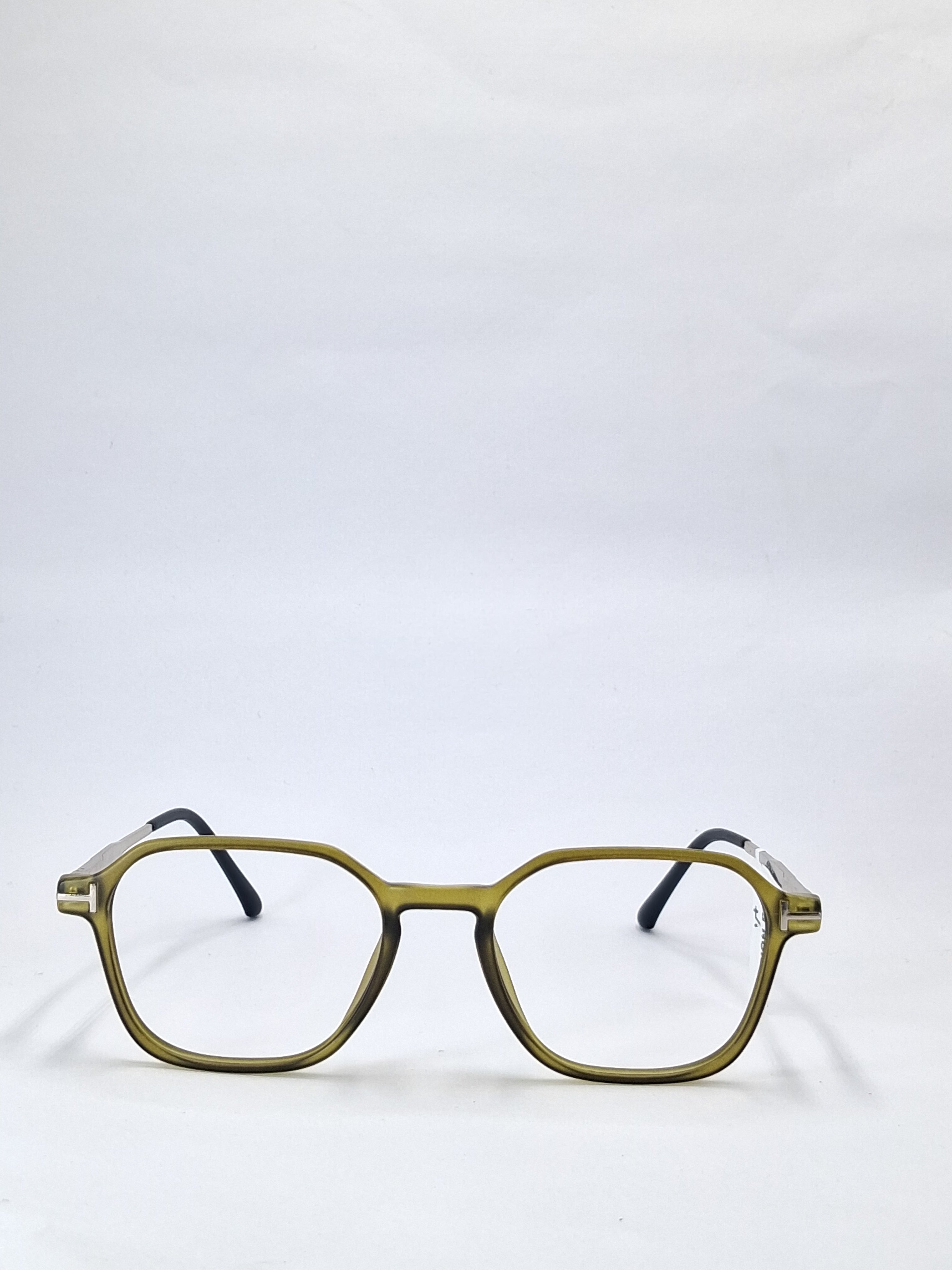 vision plus matte crystal olive green with metal stick frame