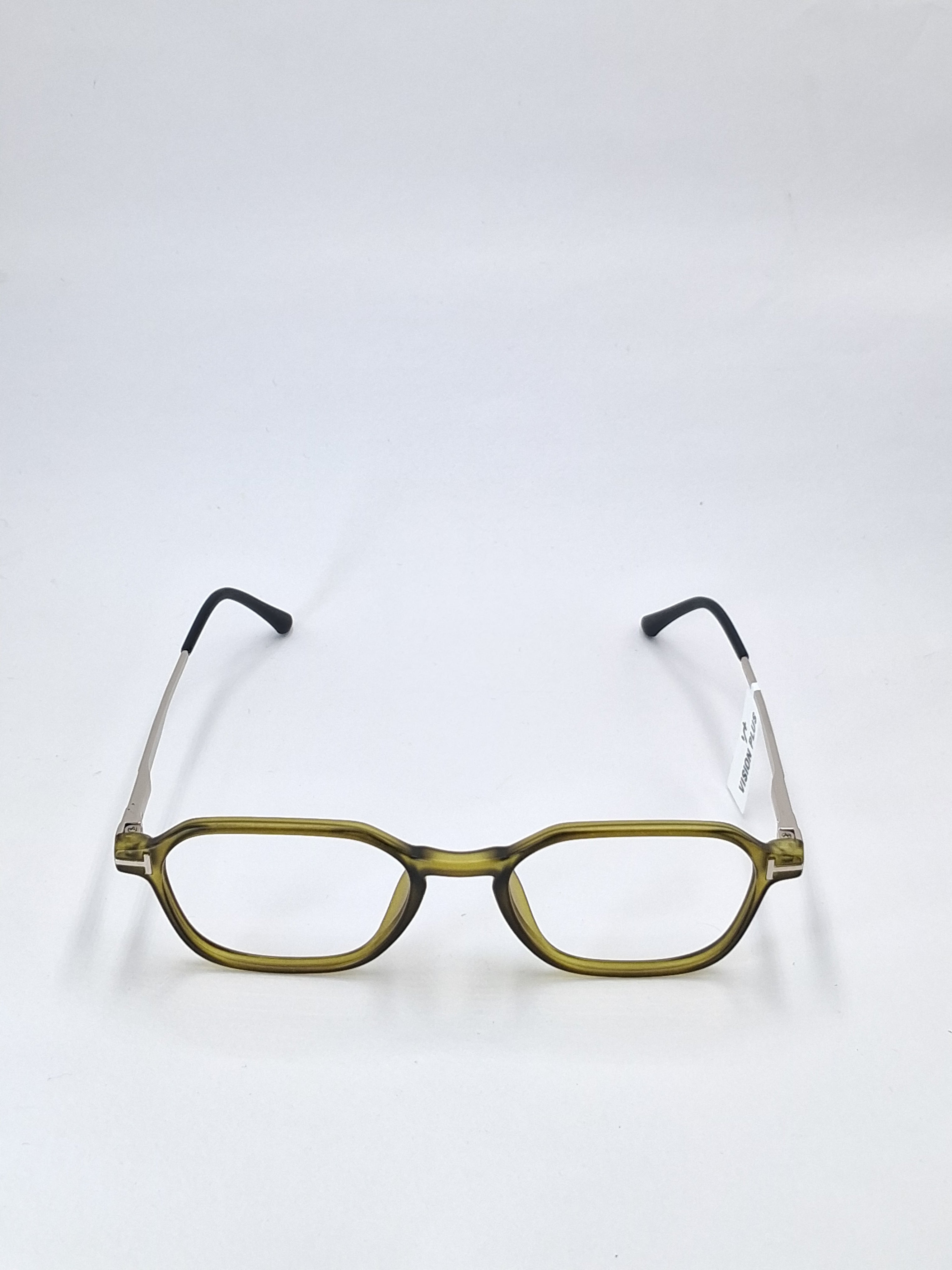 vision plus matte crystal olive green with metal stick frame
