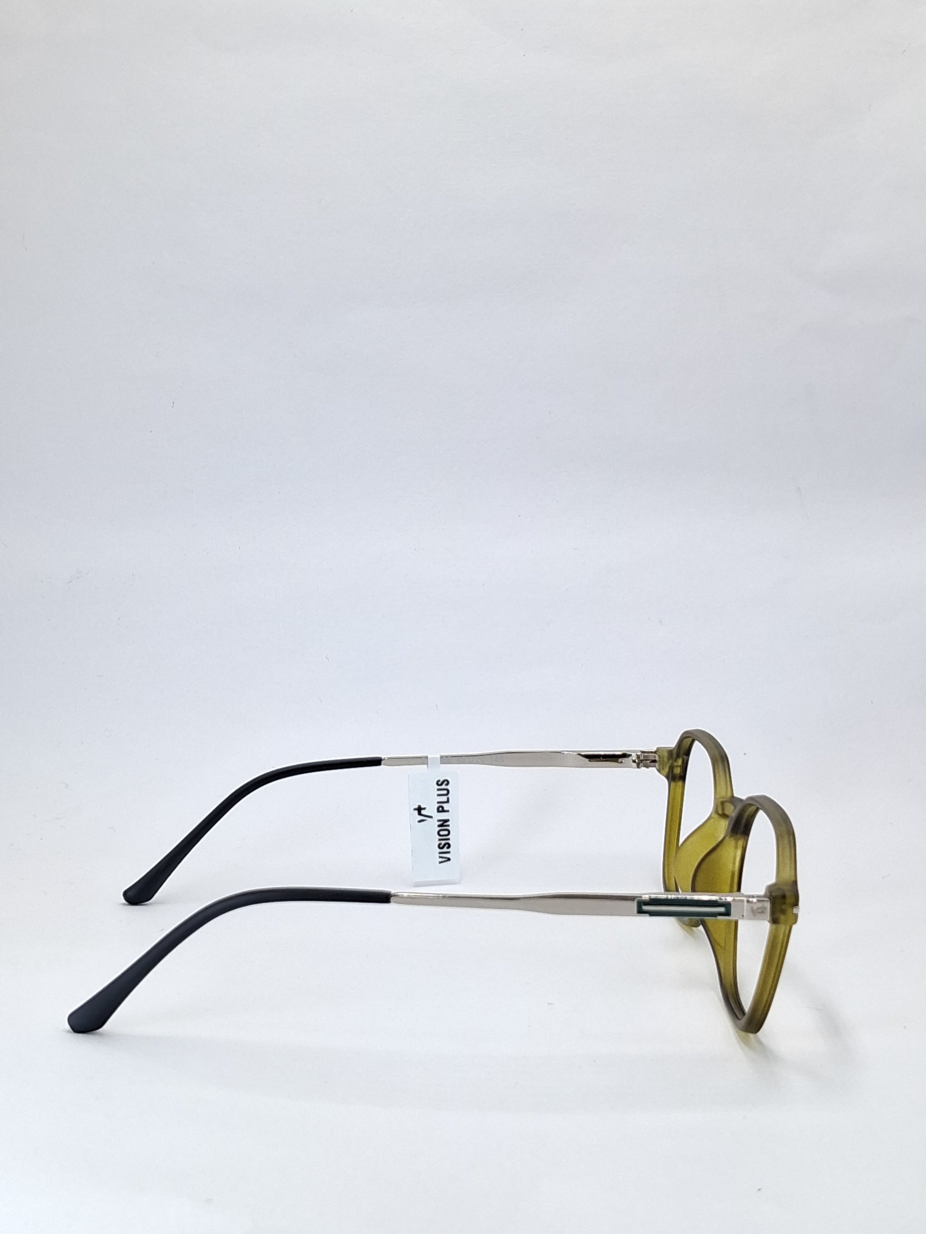 vision plus matte crystal olive green with metal stick frame