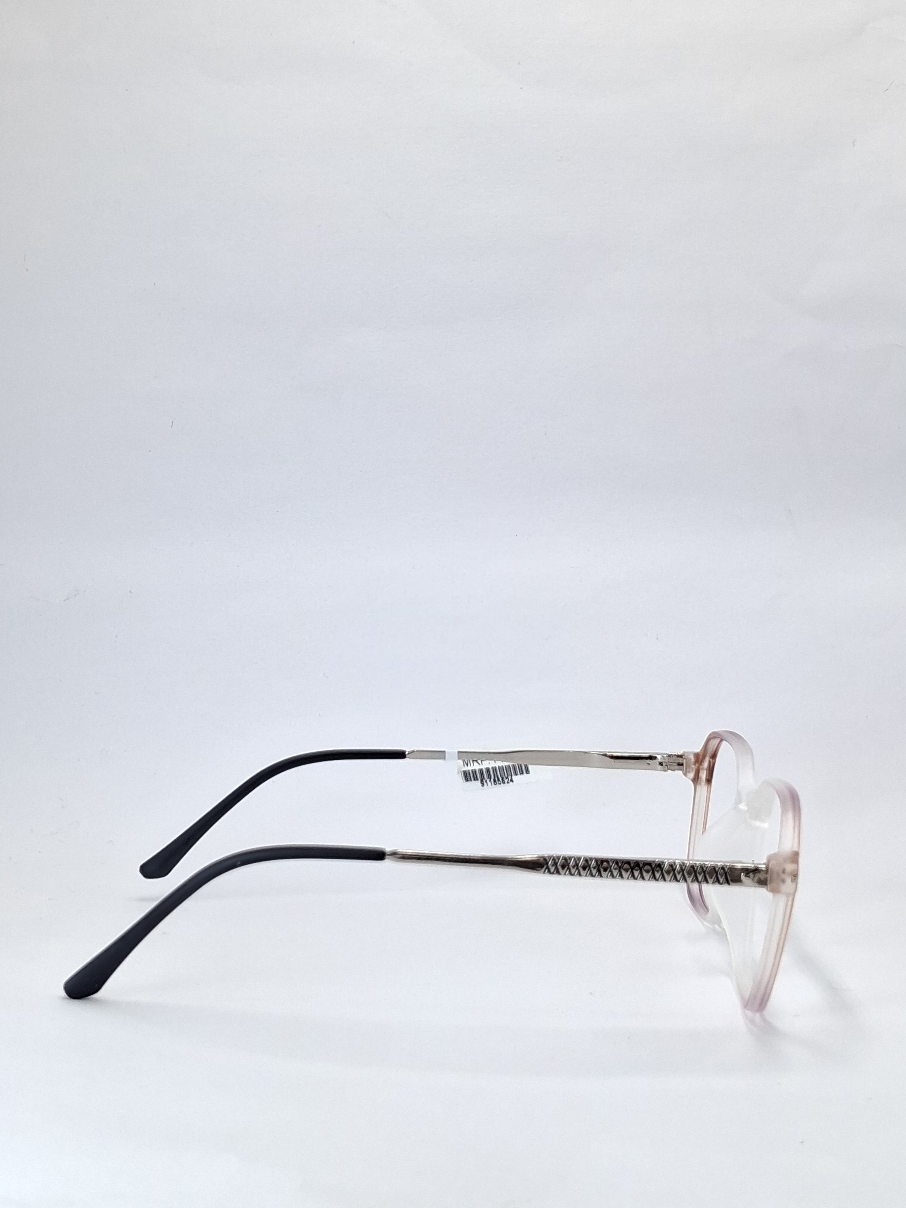 vision plus duale tone matte crystal purple and brown with metal stick frame