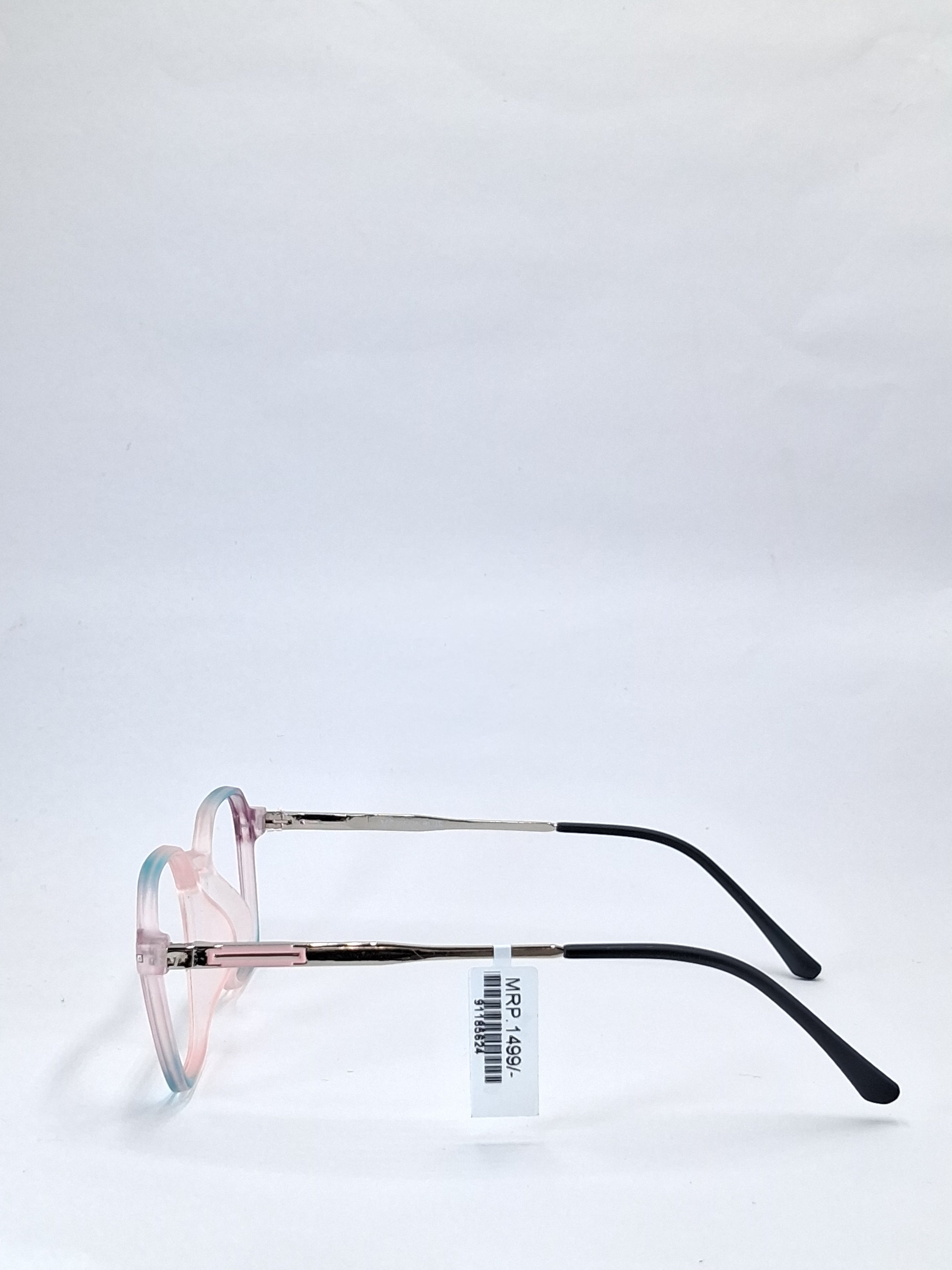 vision plus duale tone matte pink and green with metal stick frame