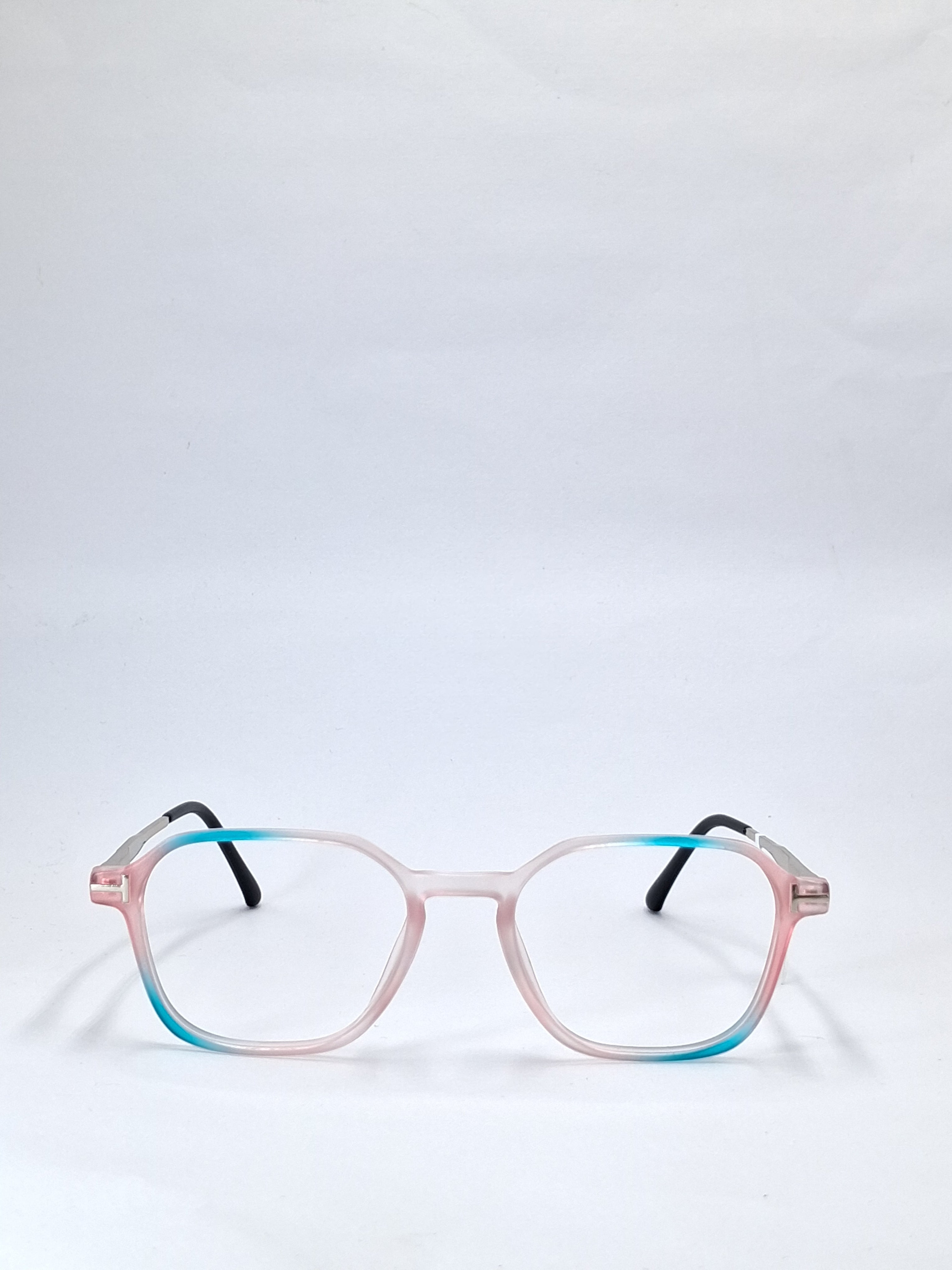 vision plus matte blue and pink with metal stick frame