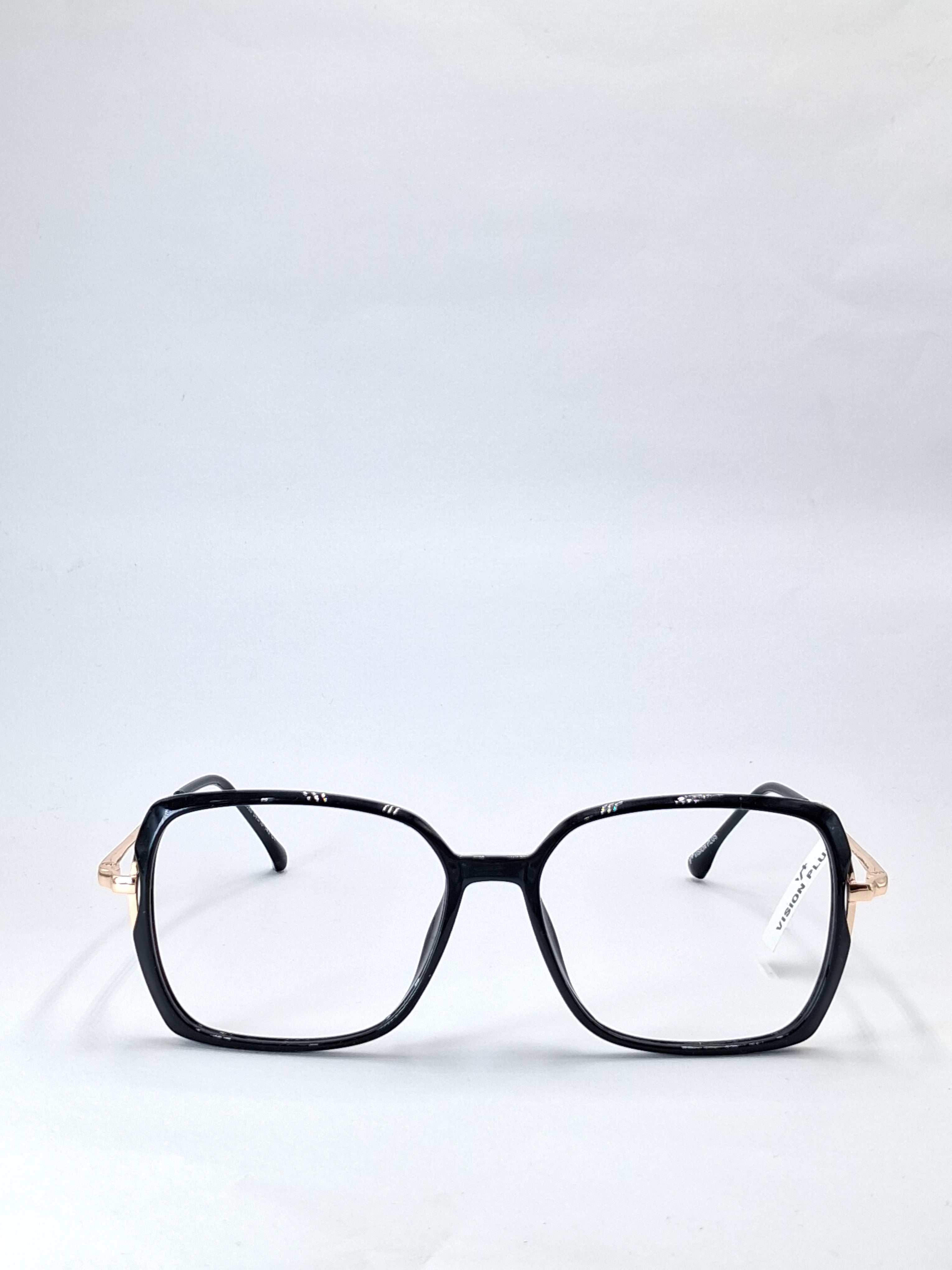vision plus glossy black with metal stick frame