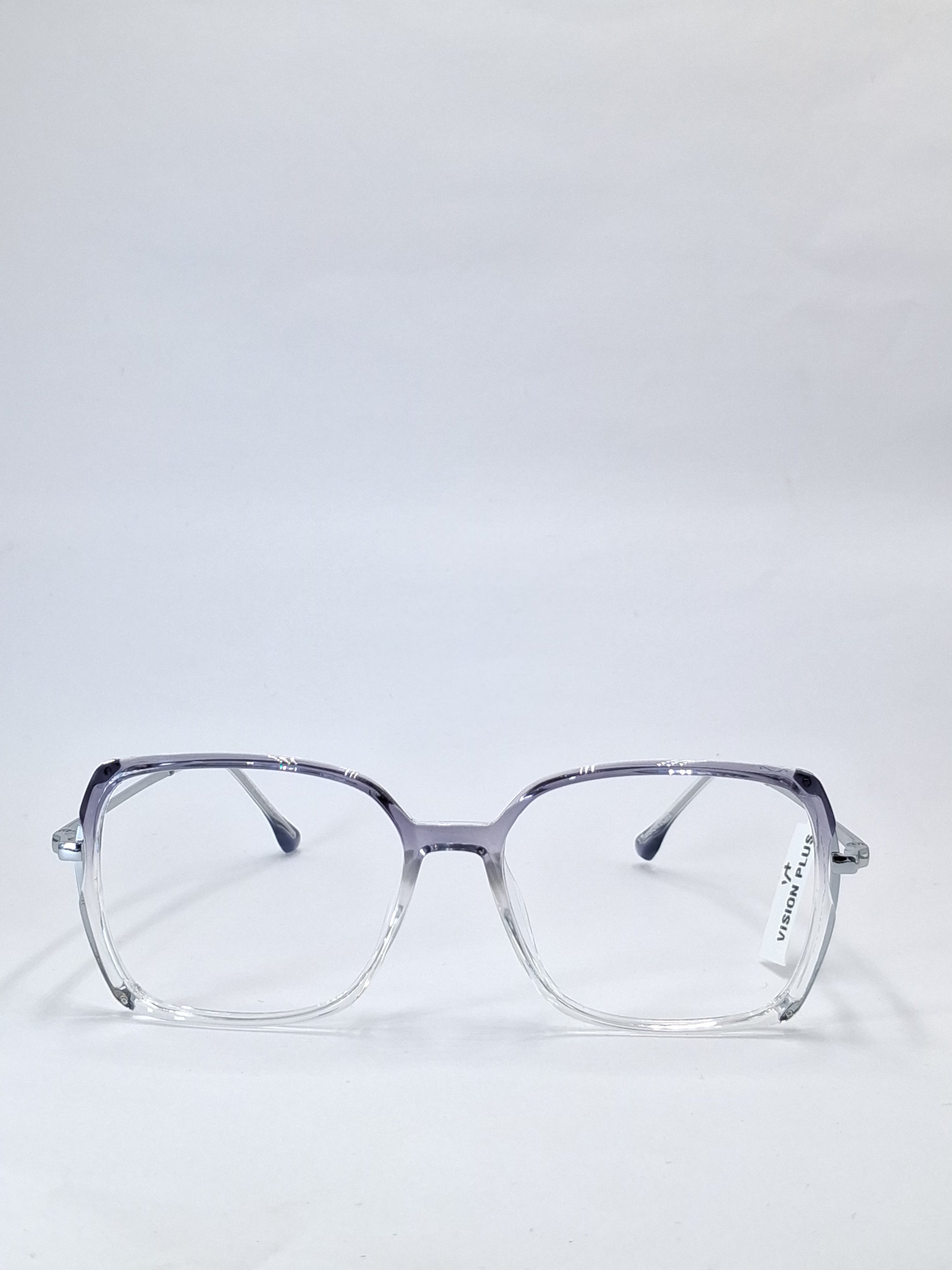 vision plus crystal gray with white with metal stick frame