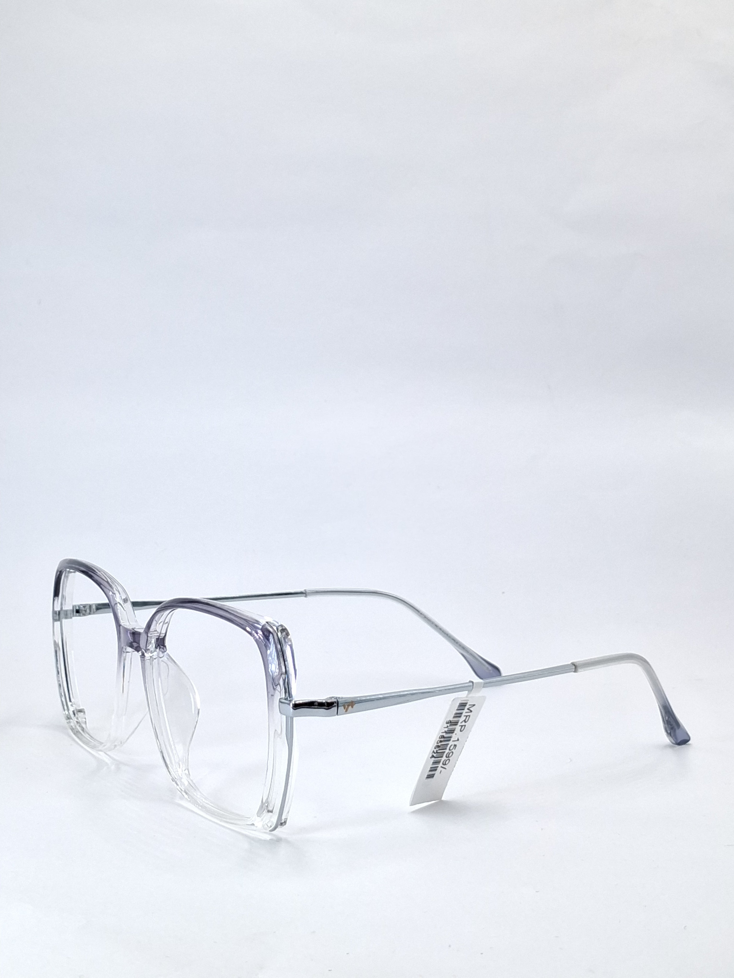 vision plus crystal gray with white with metal stick frame