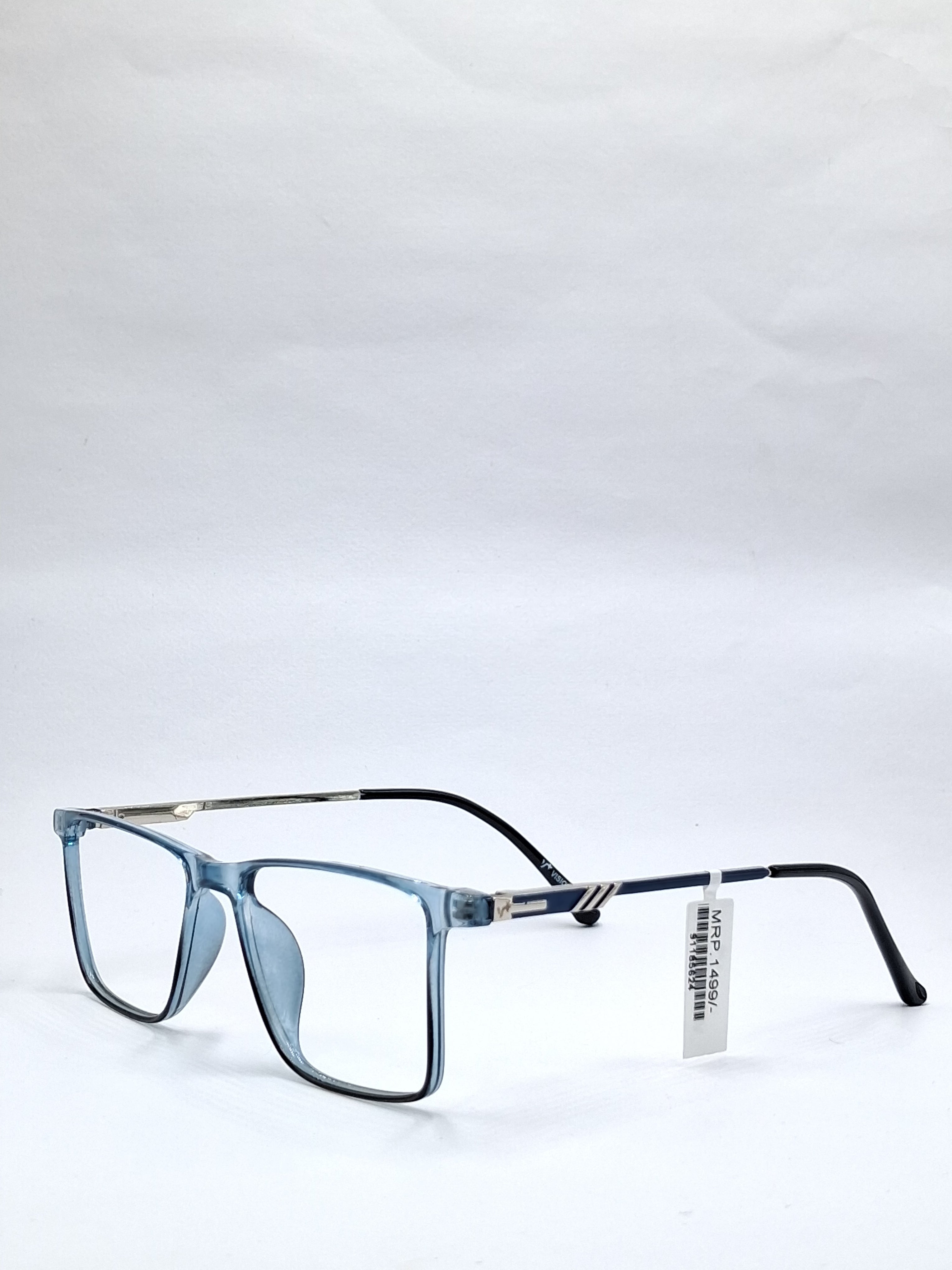 vision plus crystal sky blue with metal stick frame