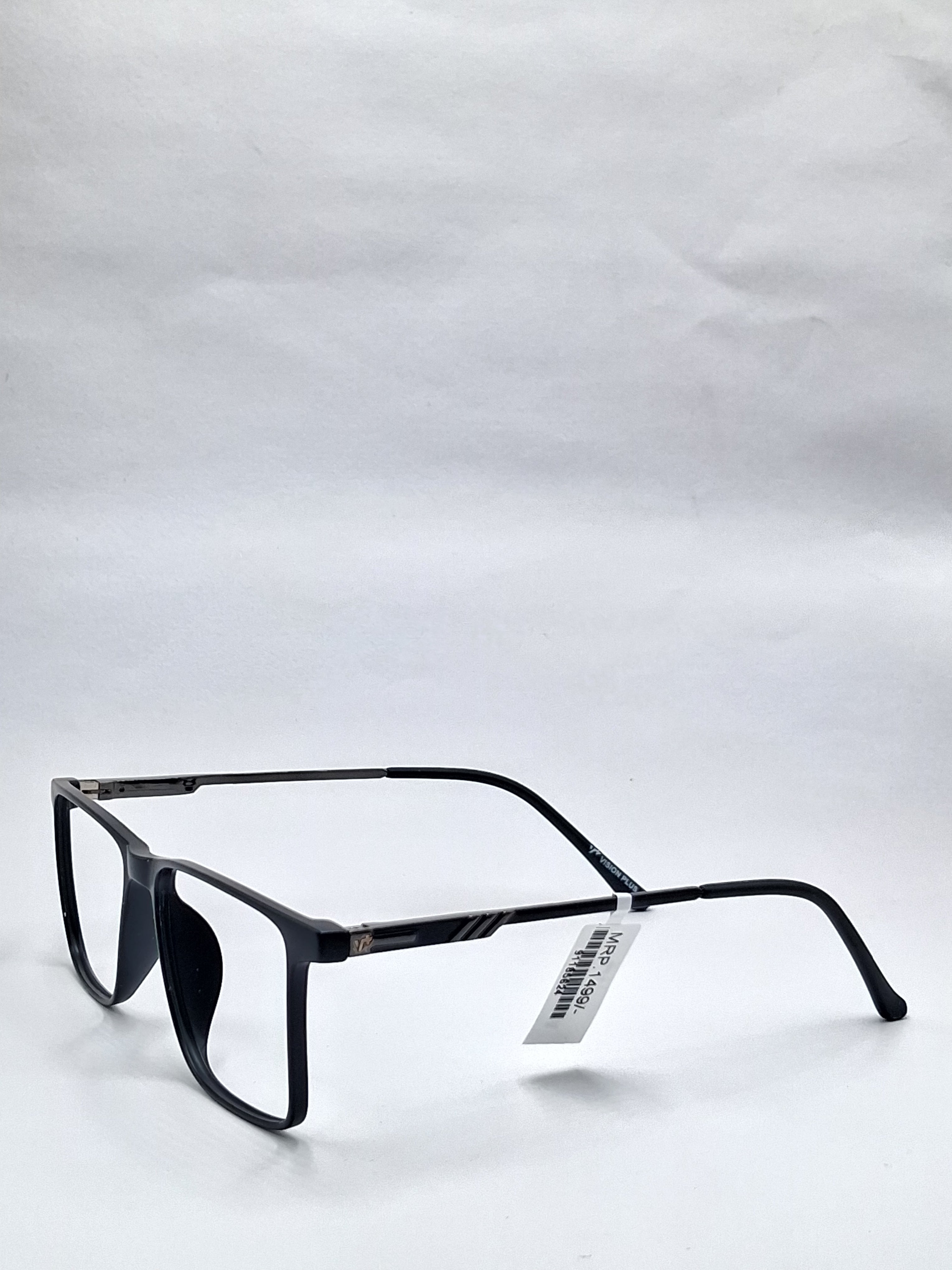 vision plus matte black with metal stick frame