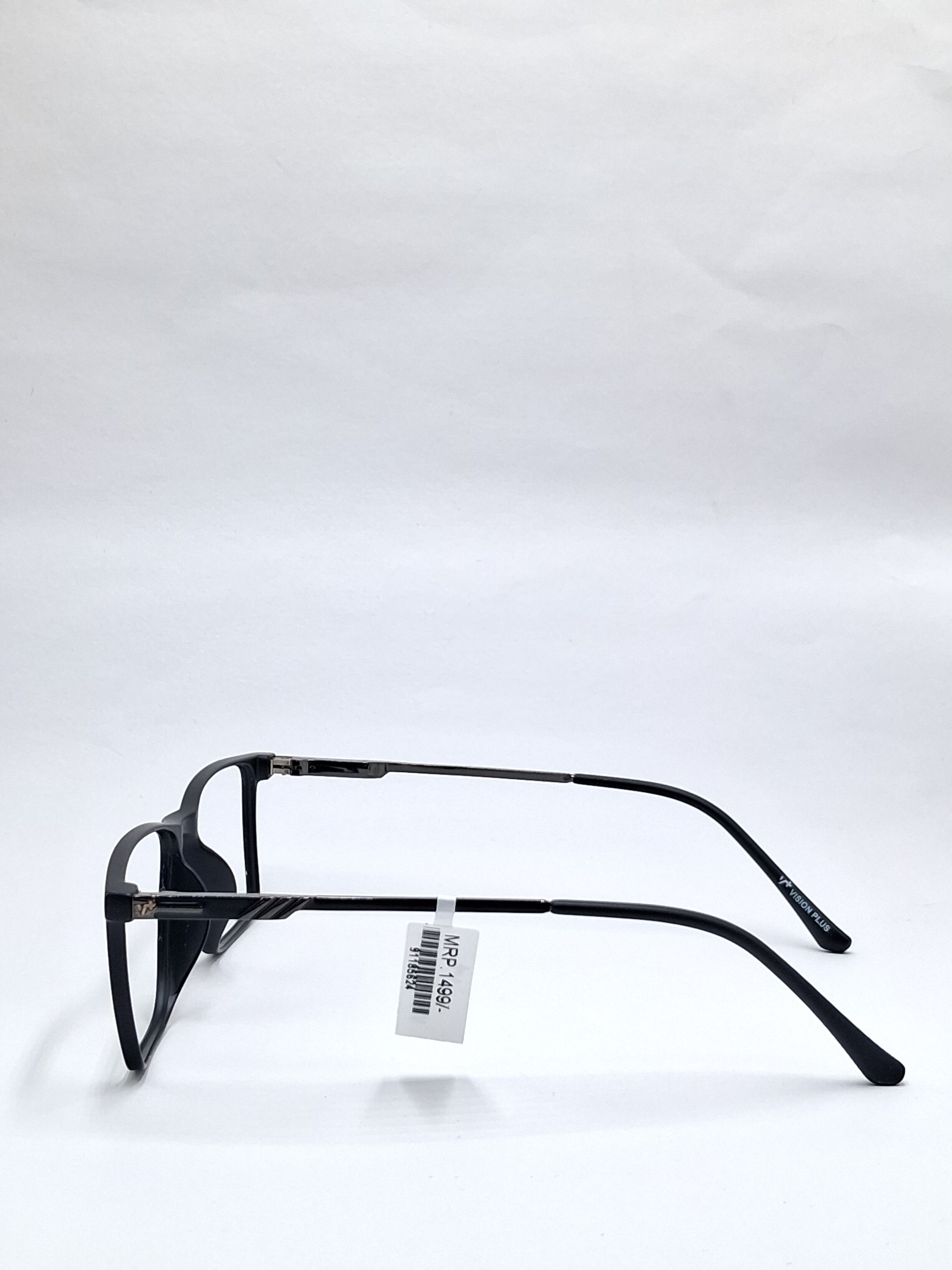 vision plus matte black with metal stick frame