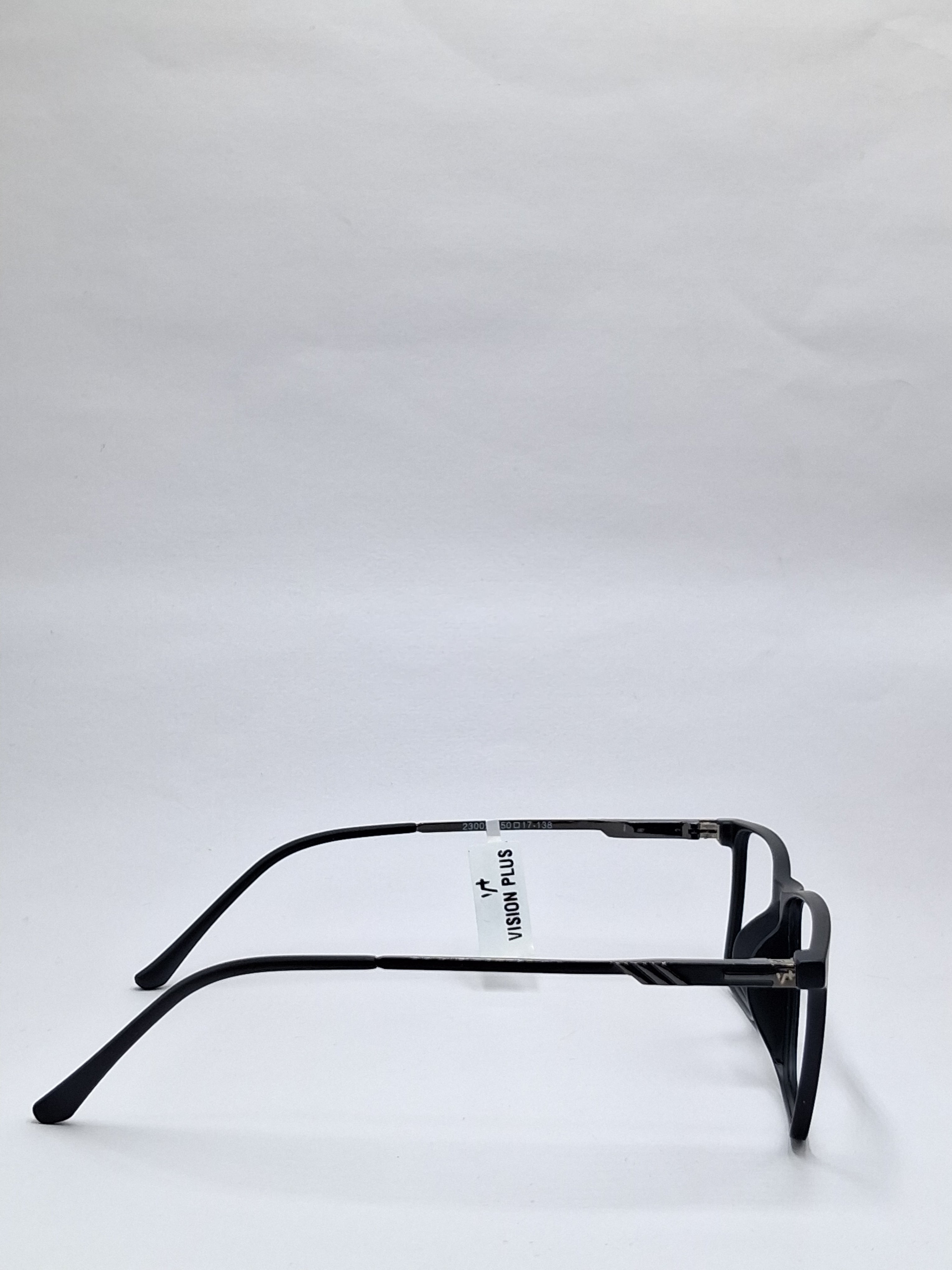 vision plus matte black with metal stick frame
