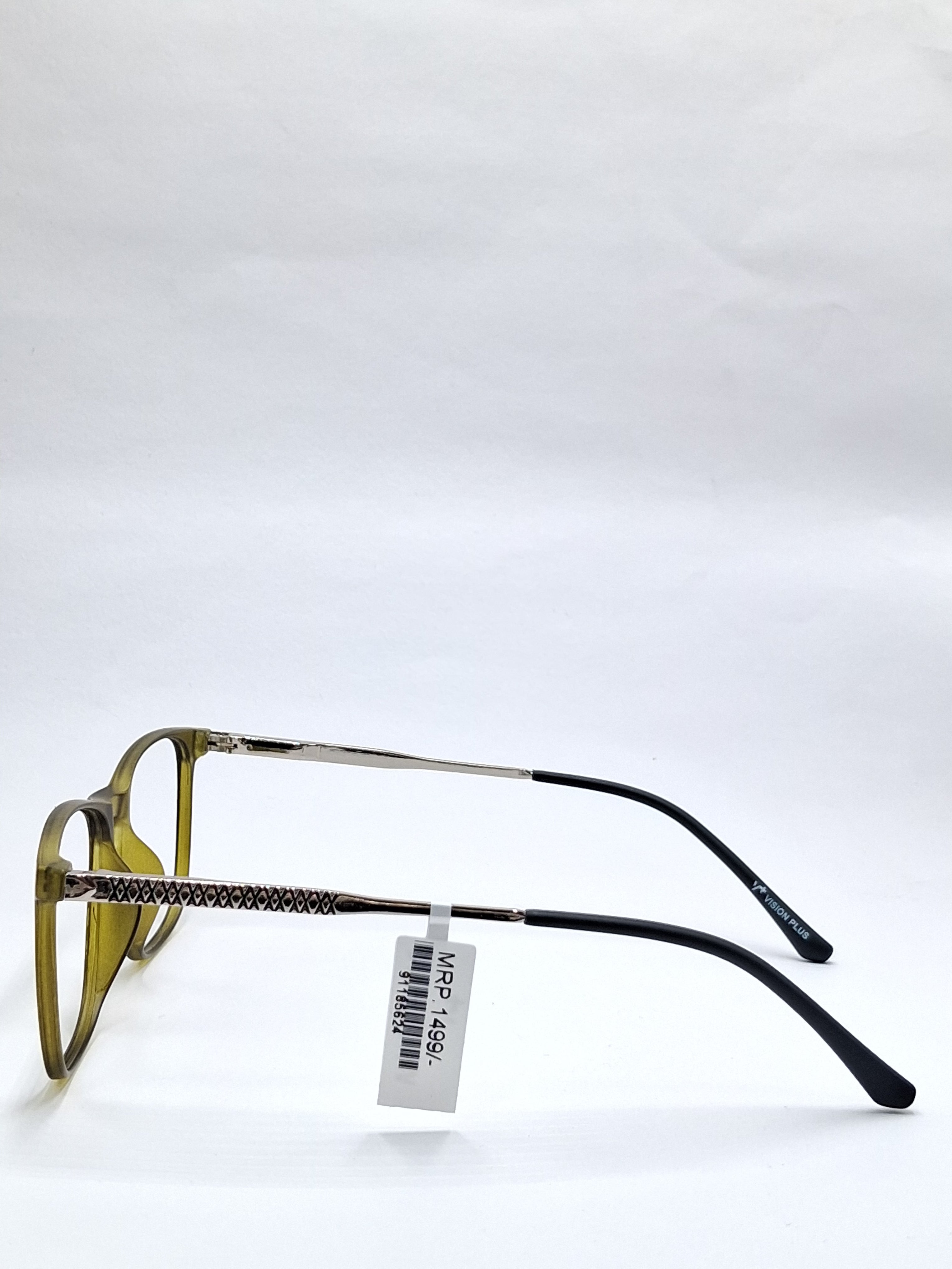 vision plus matte olive green with metal stick frame