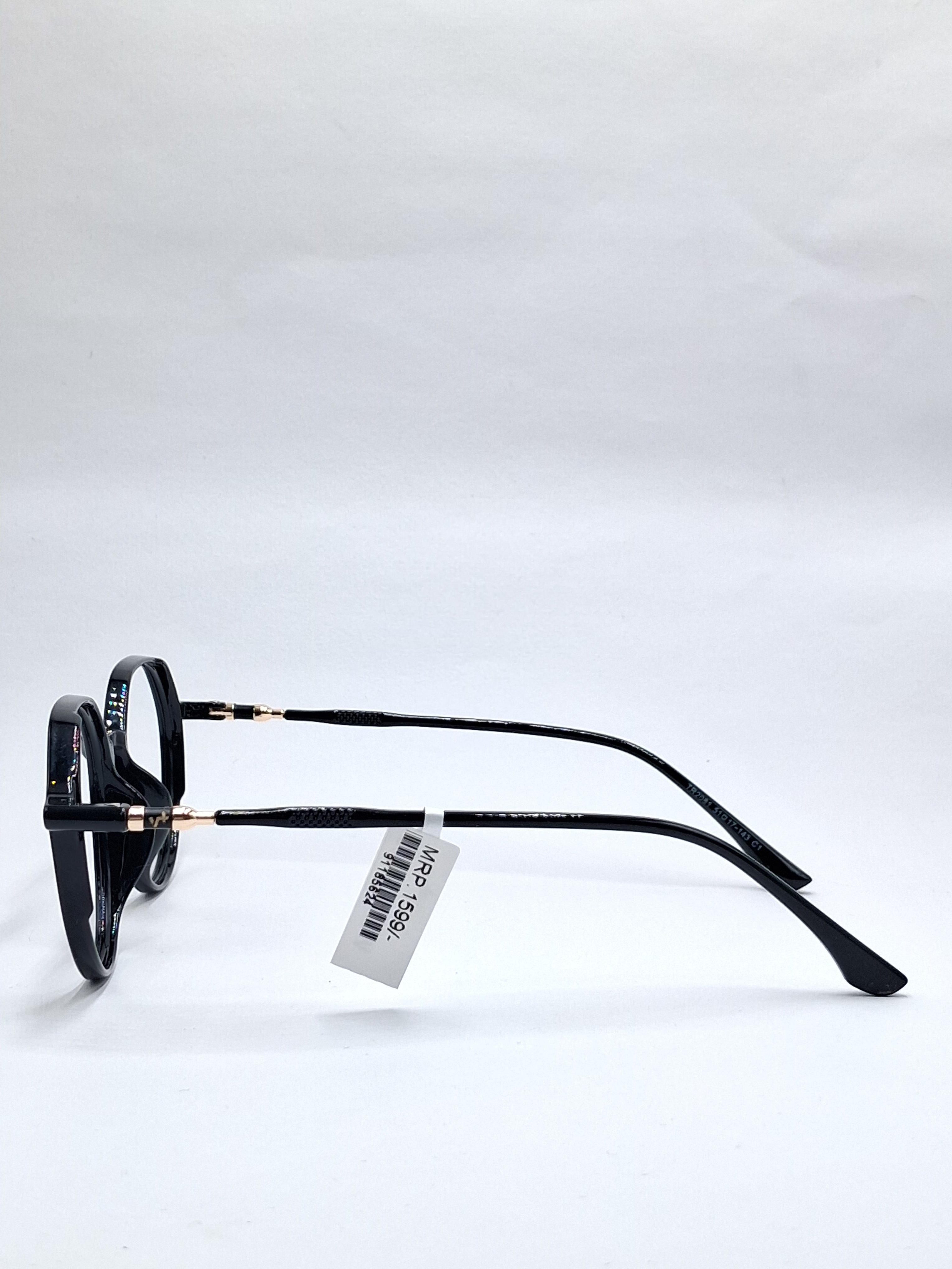 vision plus glossy black with metal stick frame