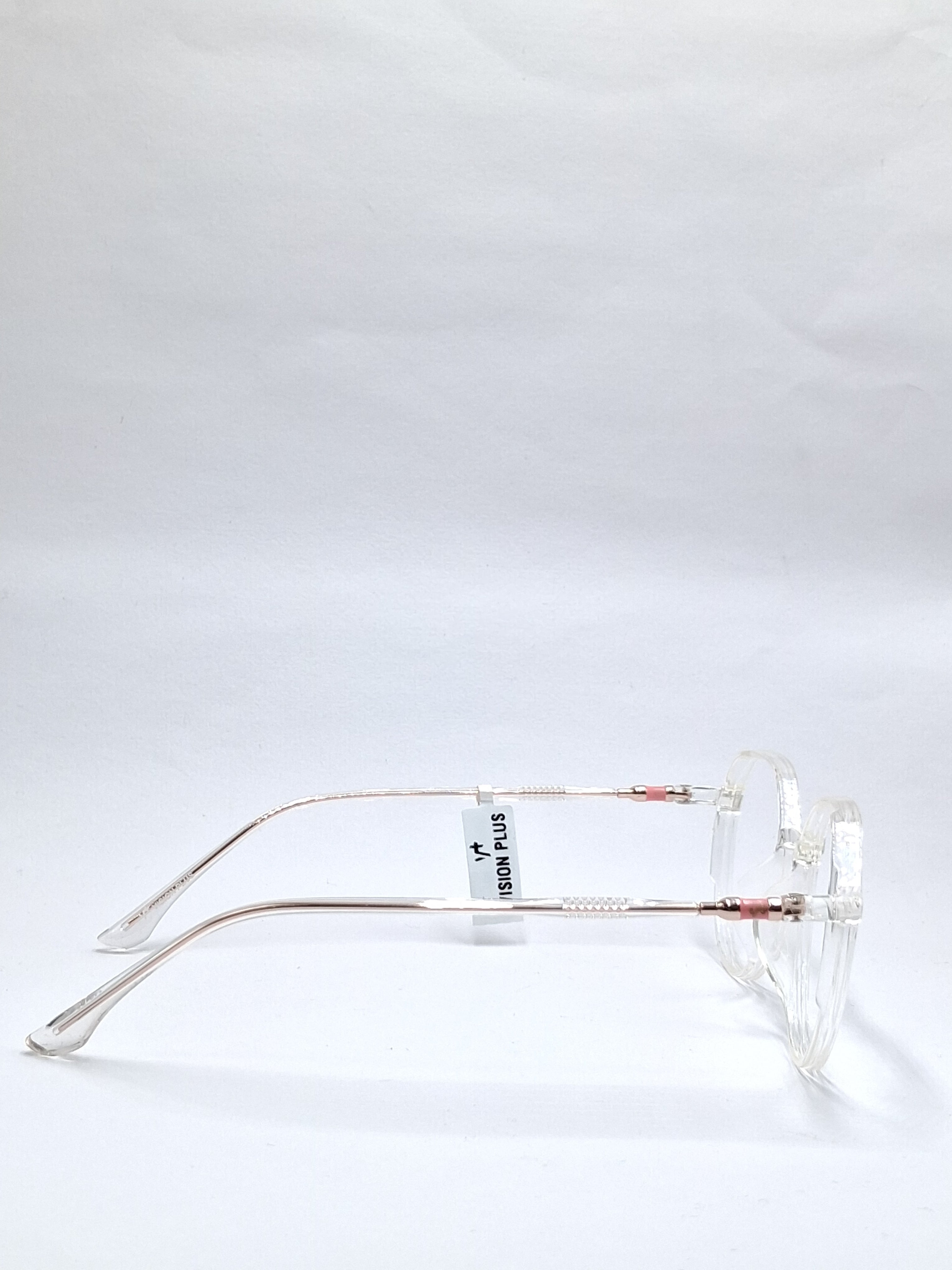 vision plus transparent with metal stick frame