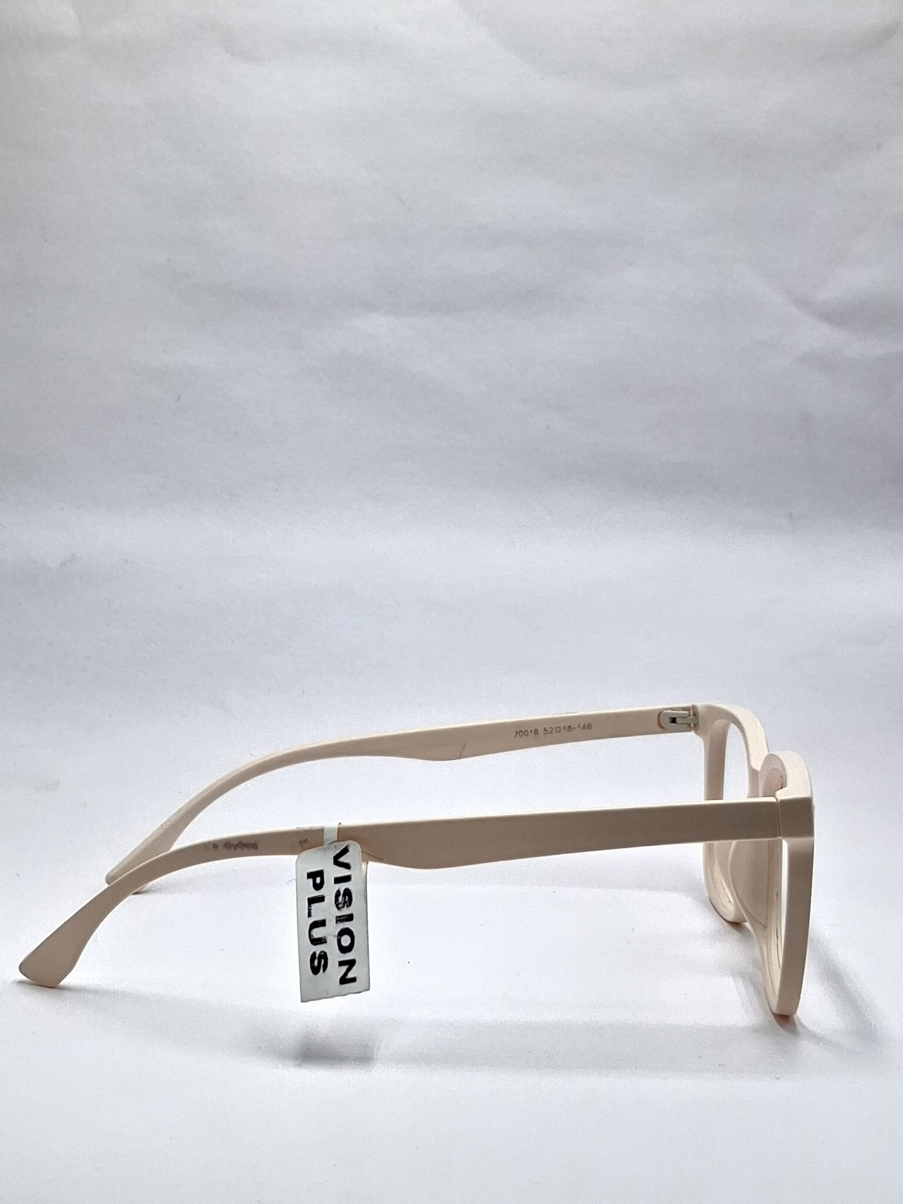 vision plus matte beige frame