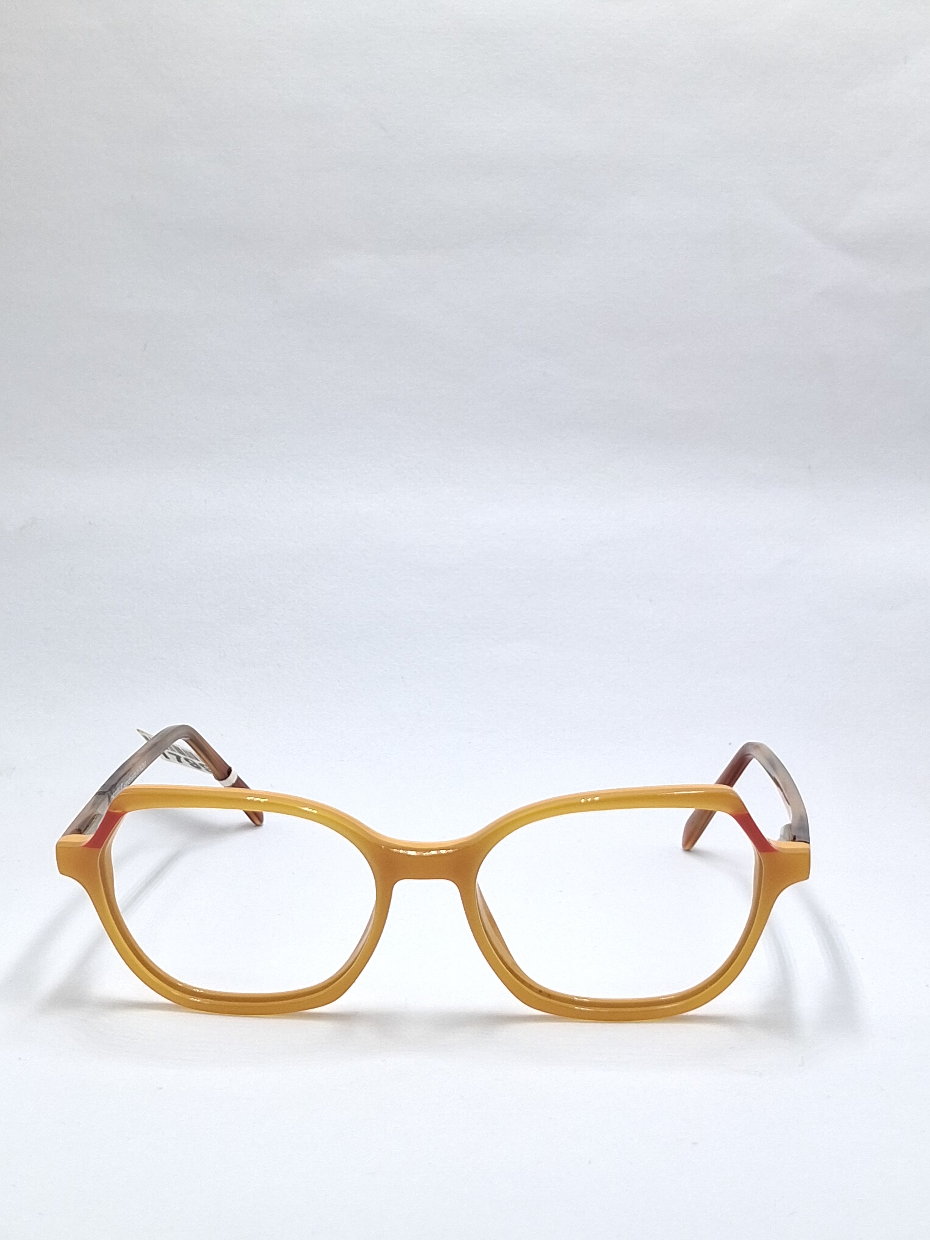 vision plus glossy yellow with brown and yellow stick frame