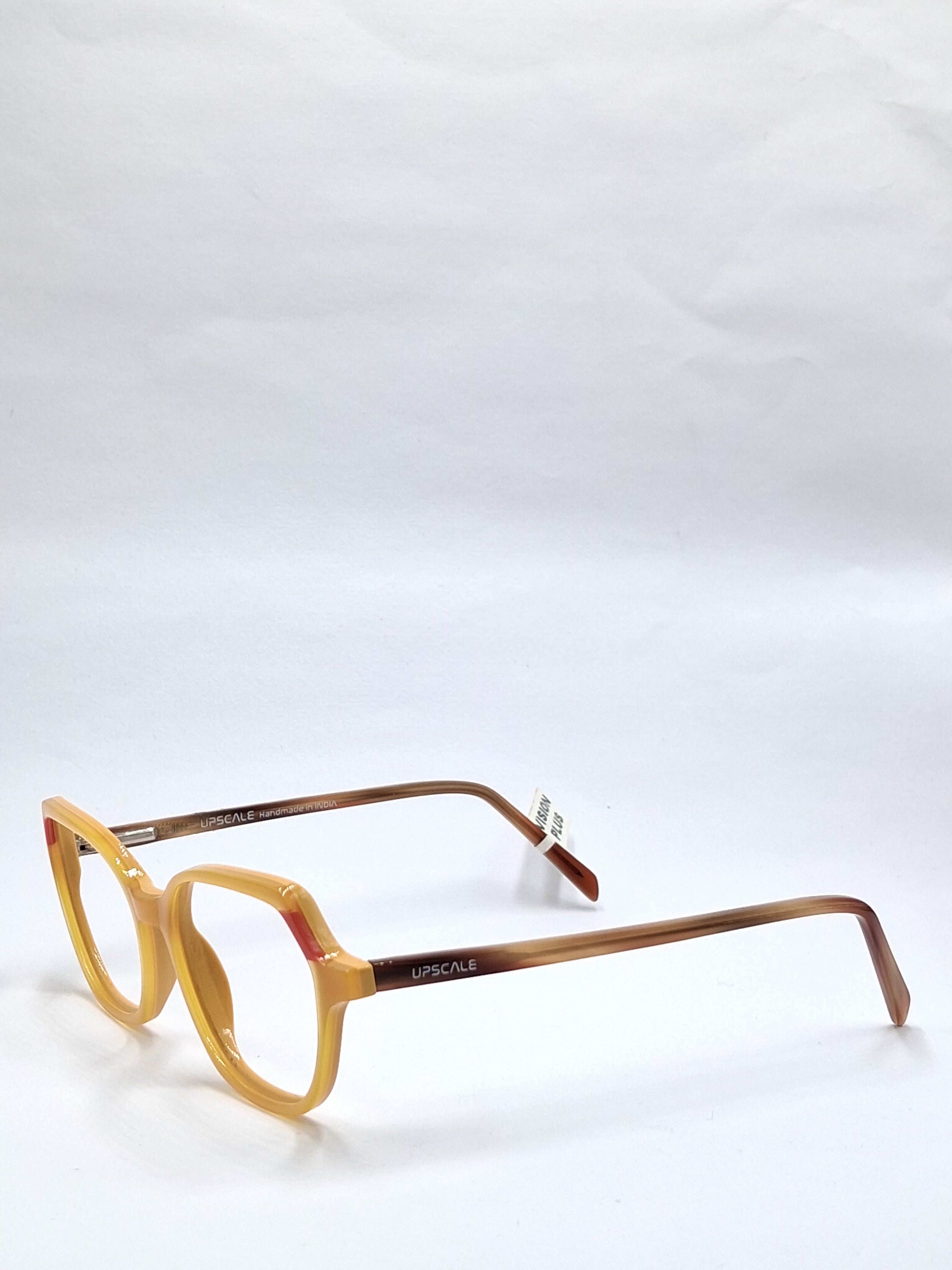 vision plus glossy yellow with brown and yellow stick frame
