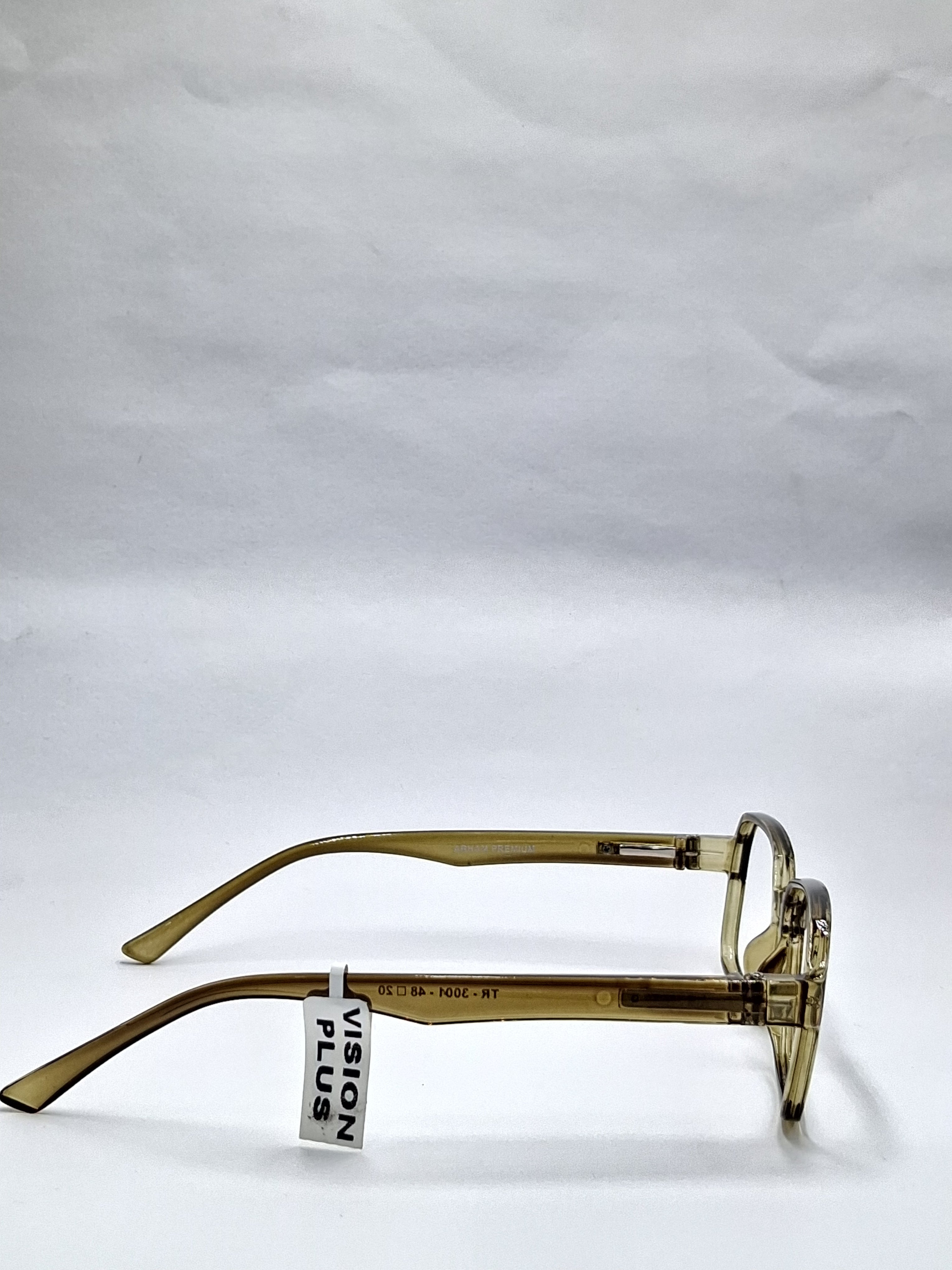 vision plus crystal olive green frame