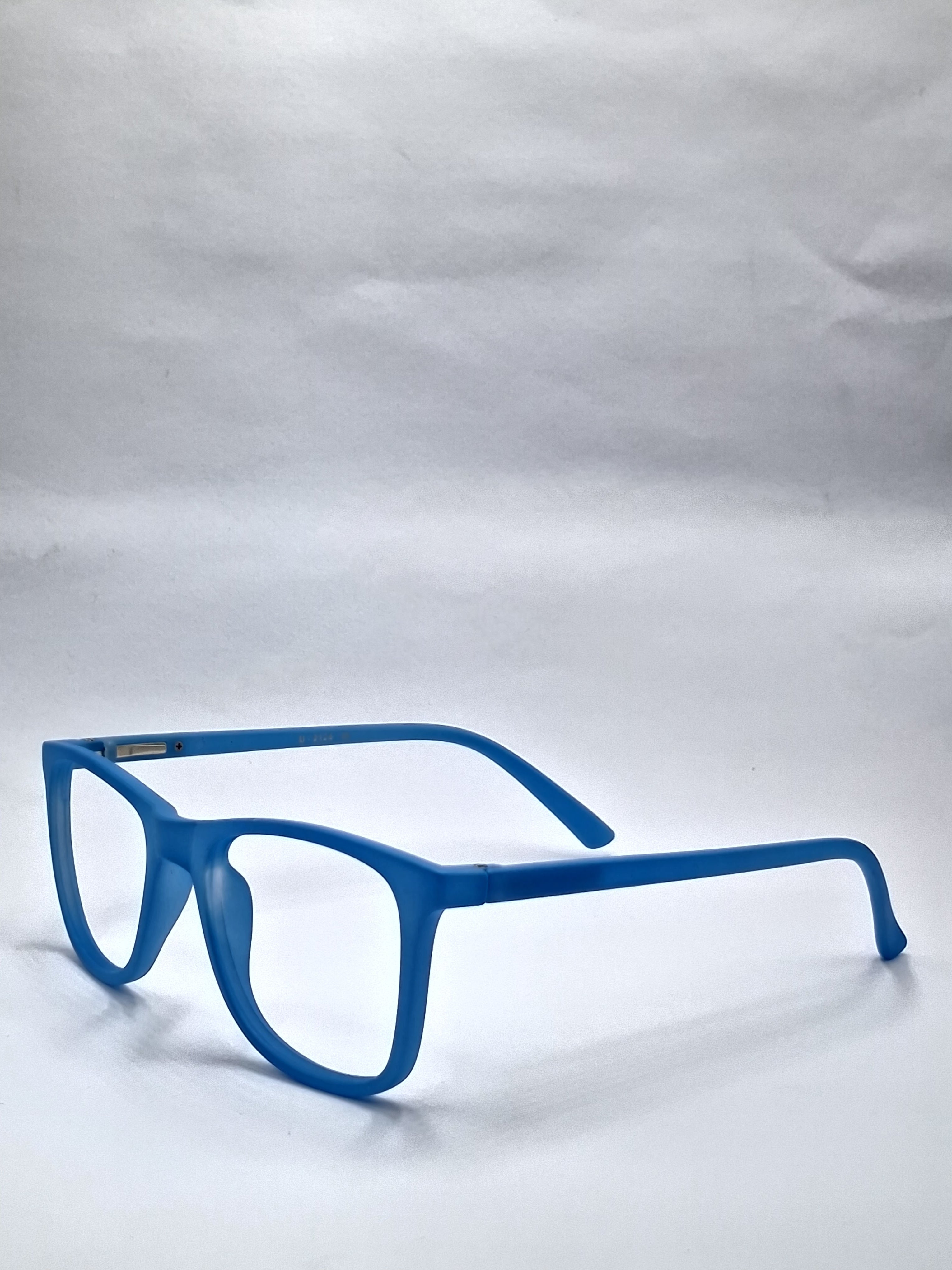 vision plus matte blue frame