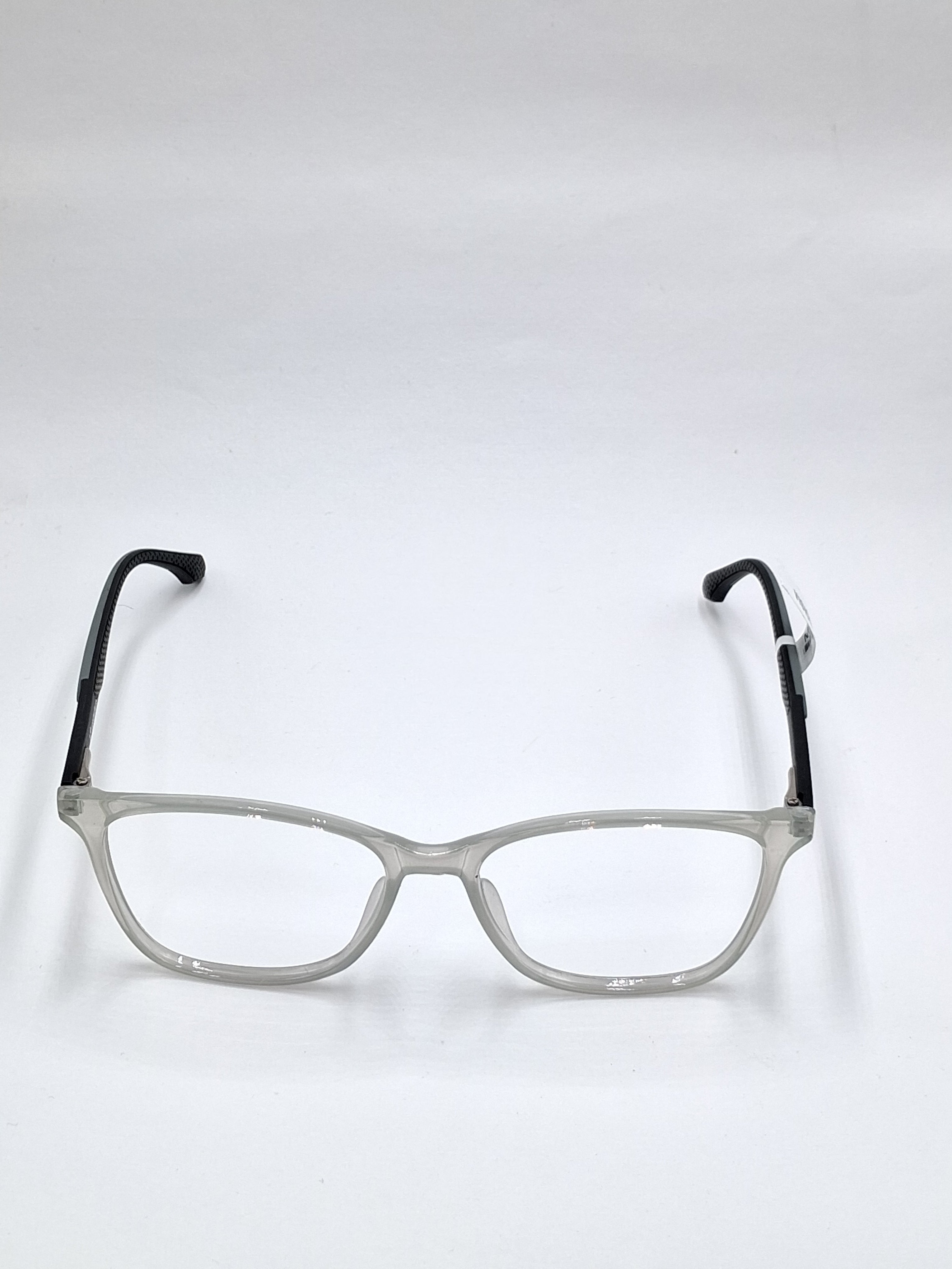 vision plus crystal gray with black stick frame