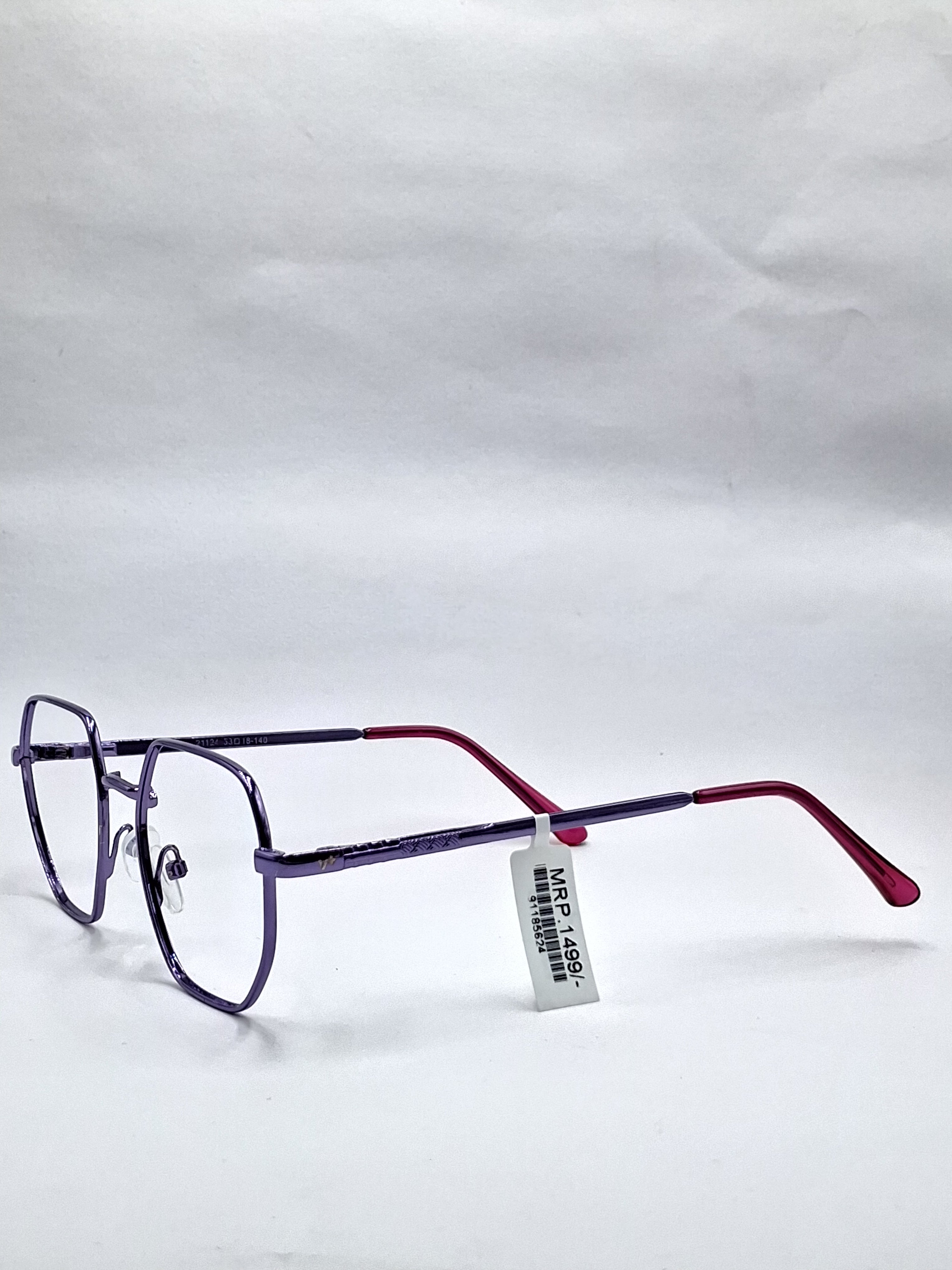 vision plus purple metal frame