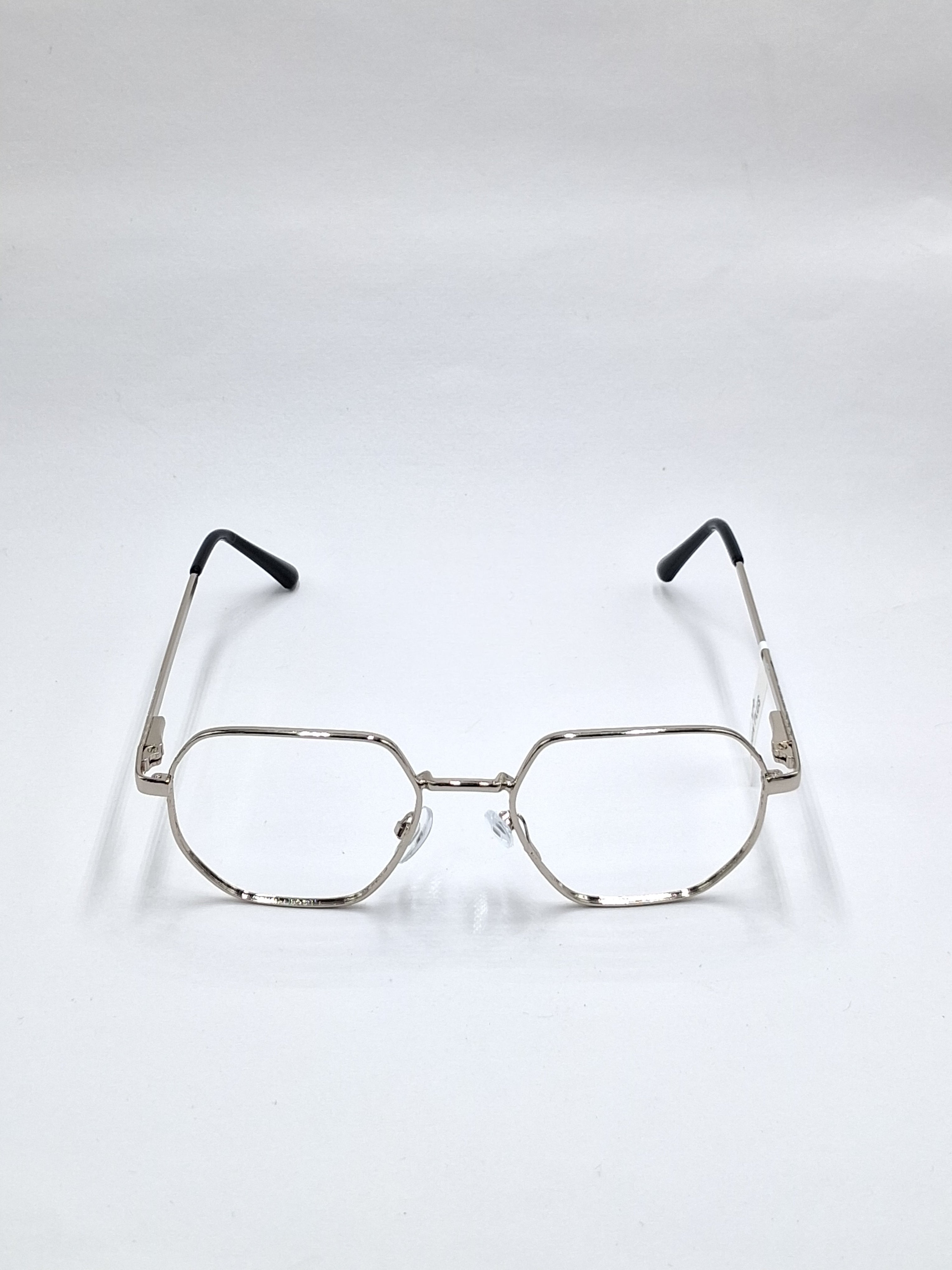 vision plus silver metal frame