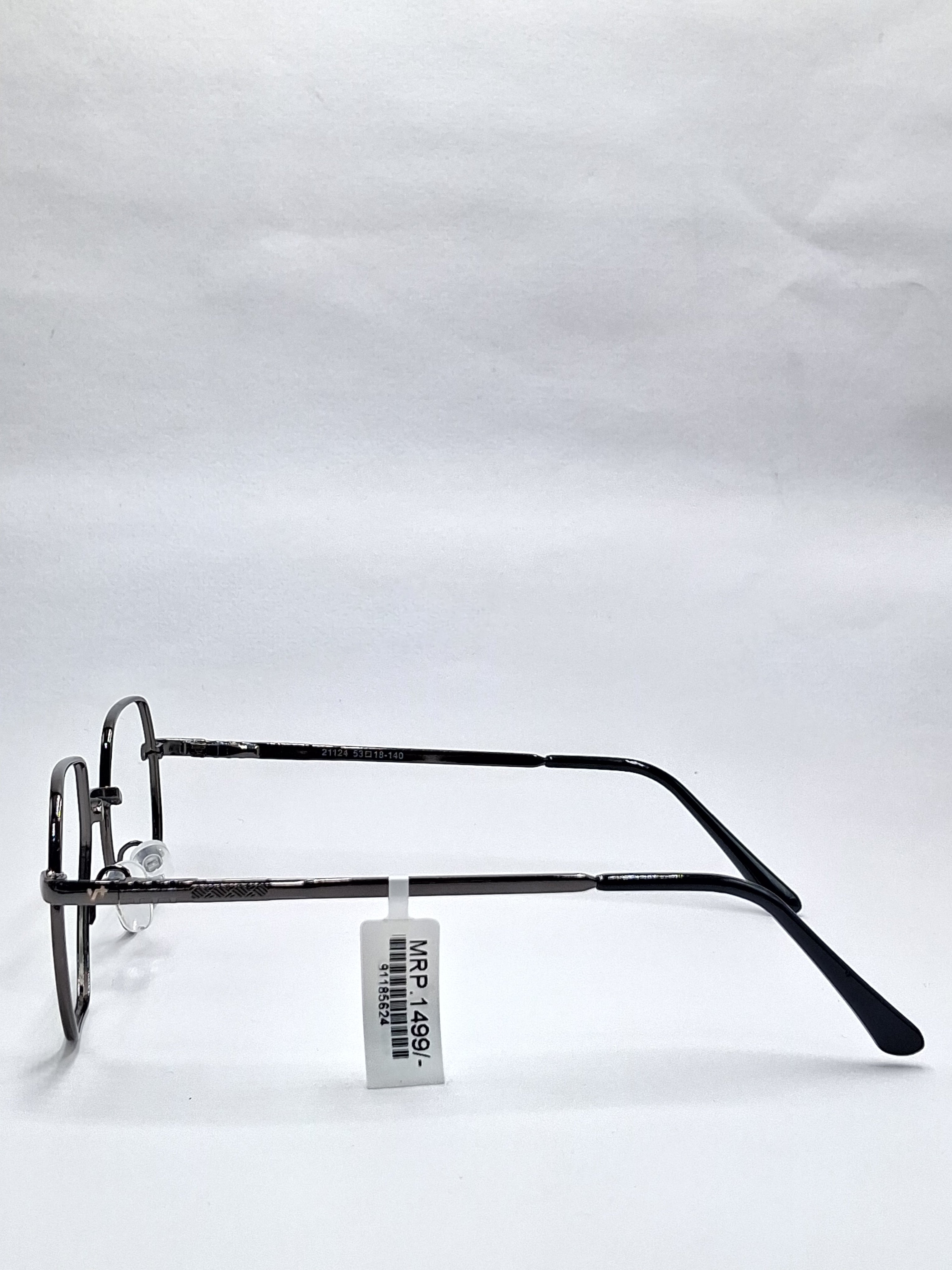 vision plus gray metal frame