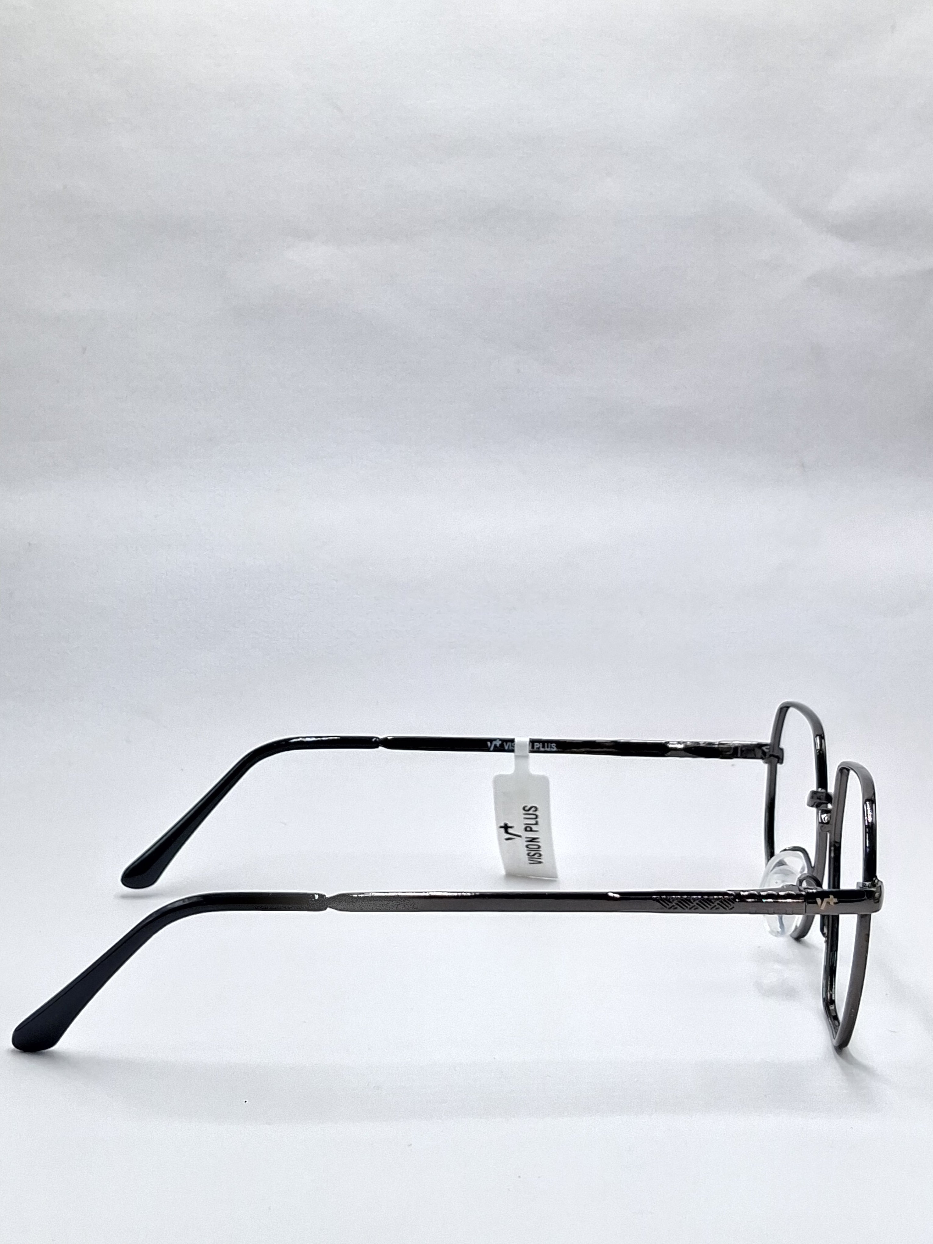 vision plus gray metal frame