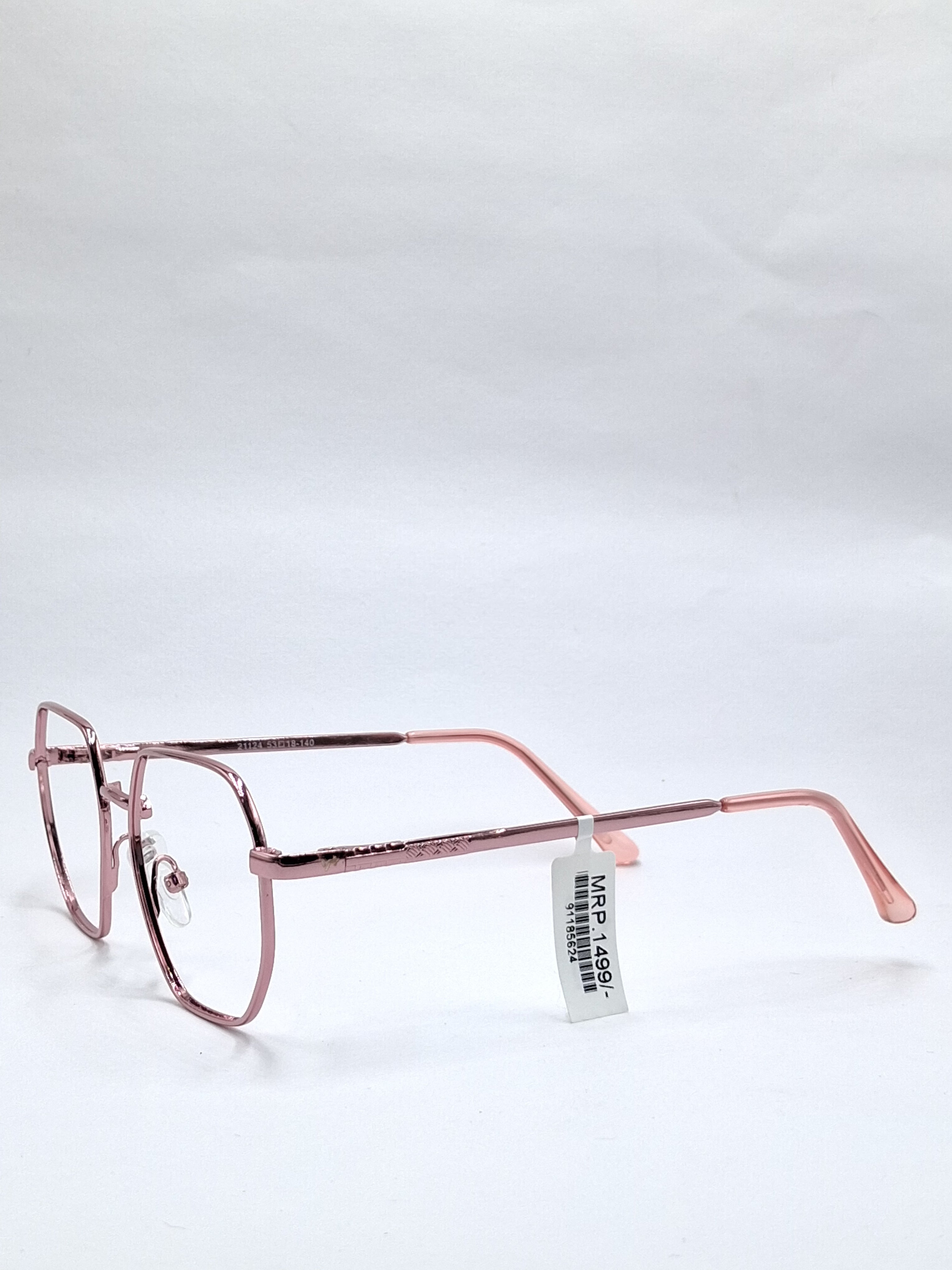 vision plus pink metal frame