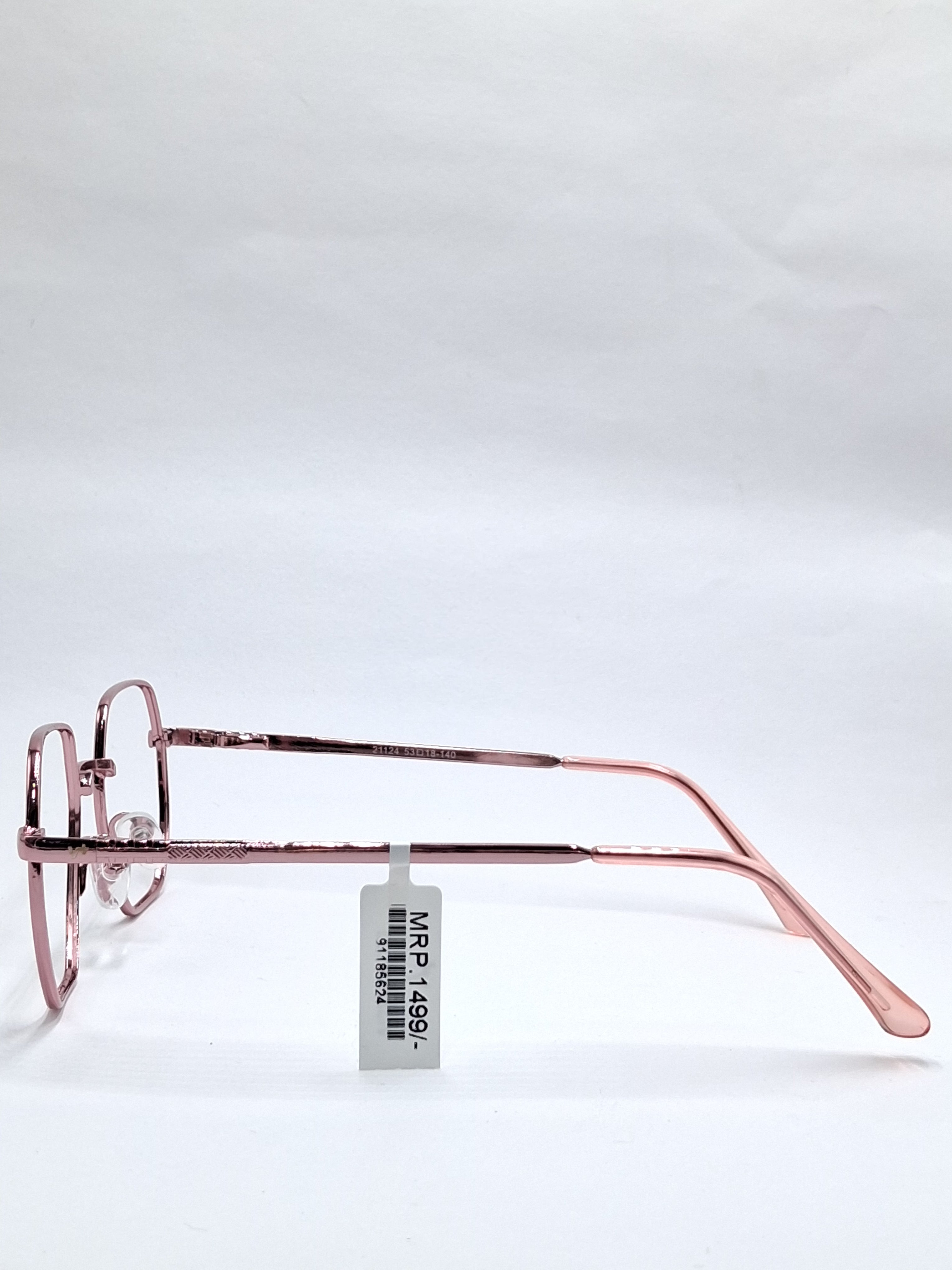 vision plus pink metal frame
