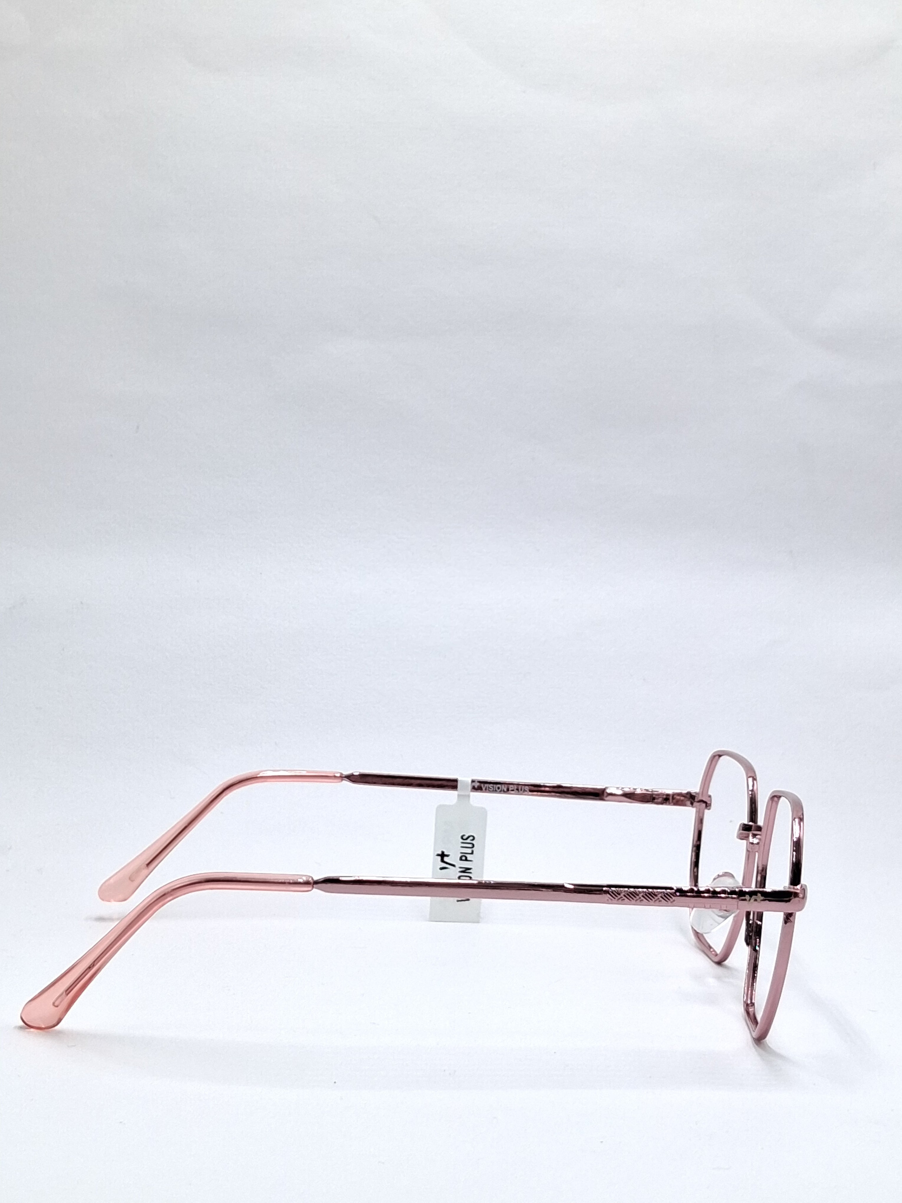 vision plus pink metal frame