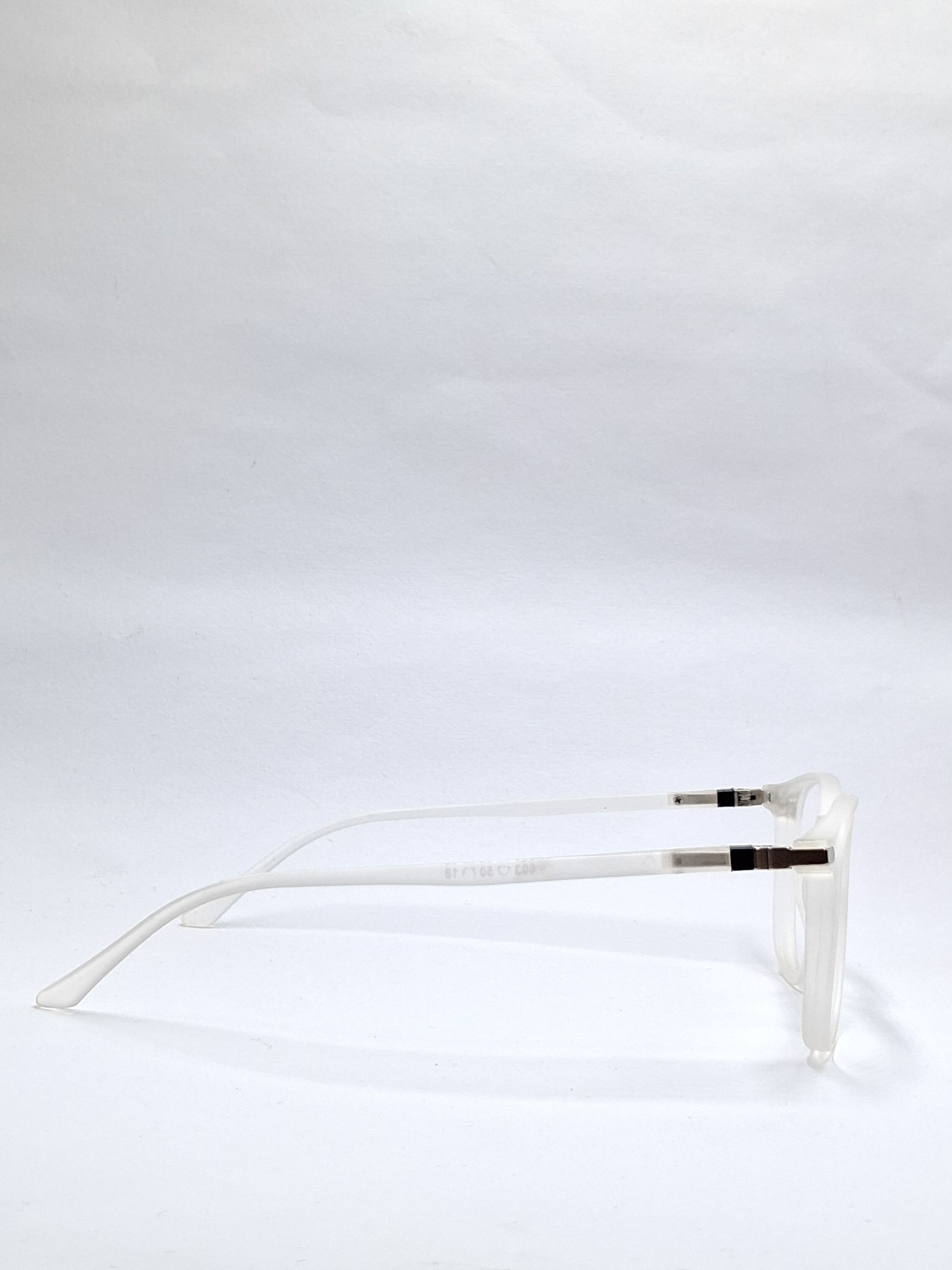 vision plus matte white frame