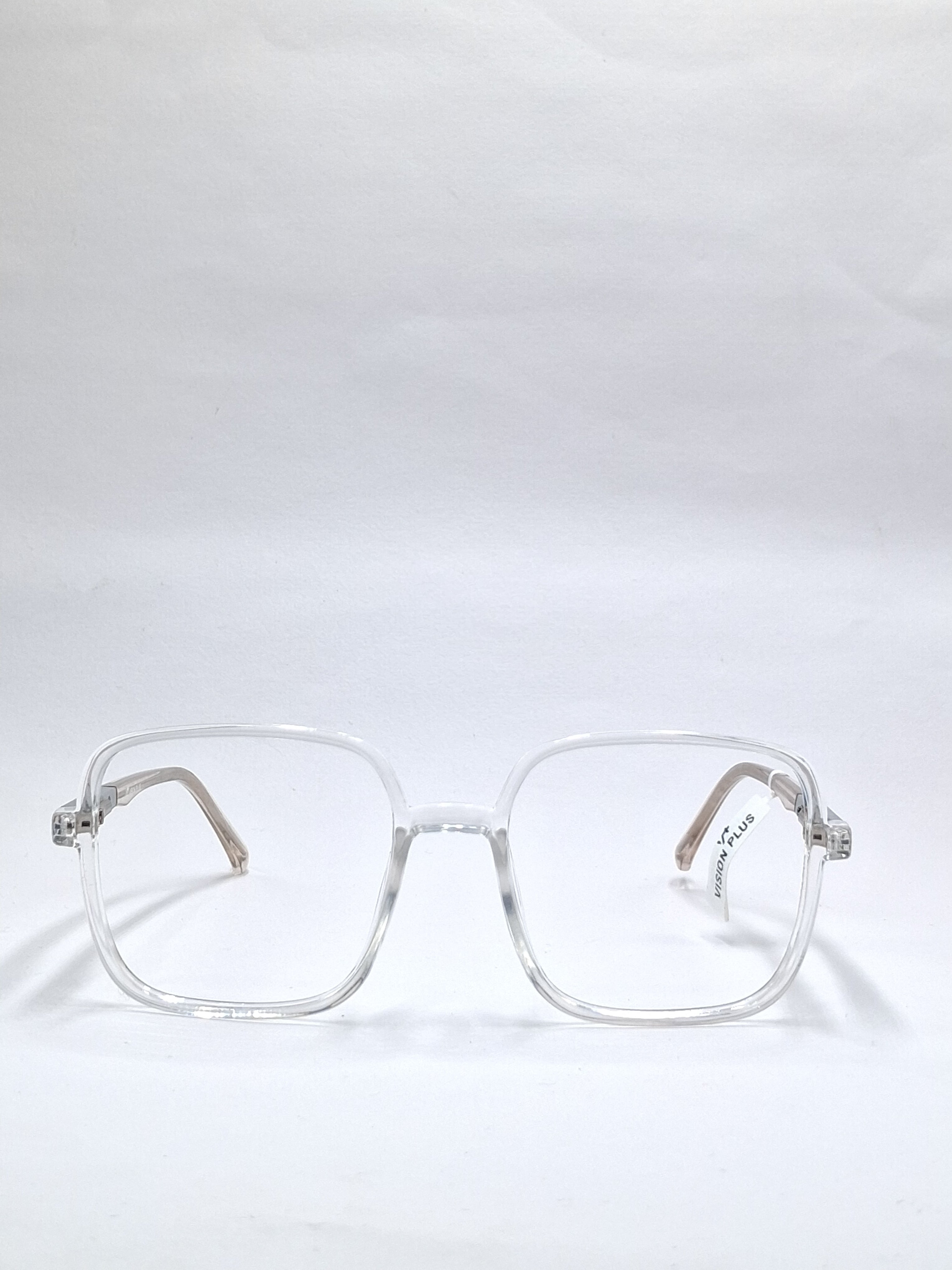 vision plus transparent with metal stick frame