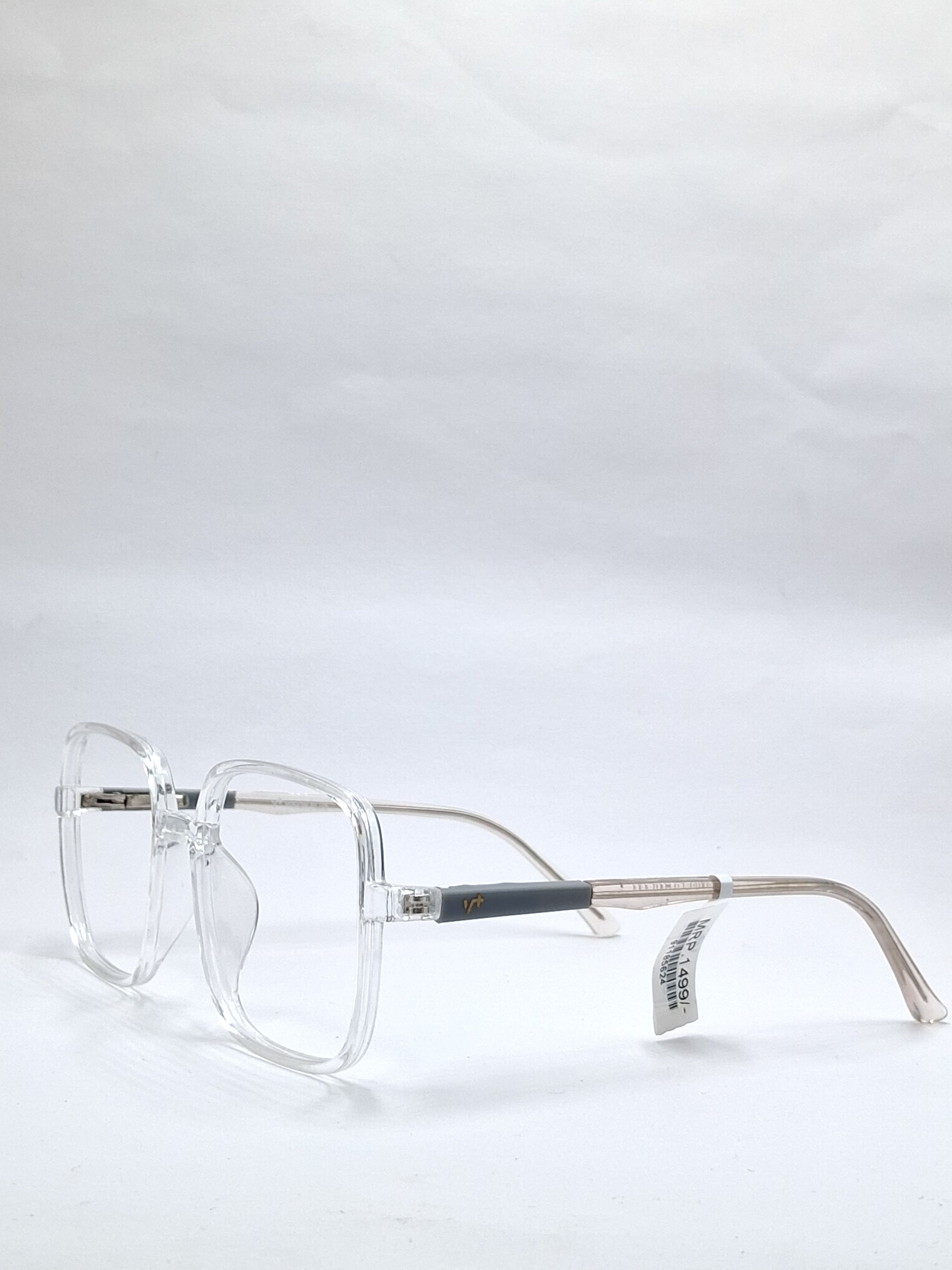 vision plus transparent with metal stick frame
