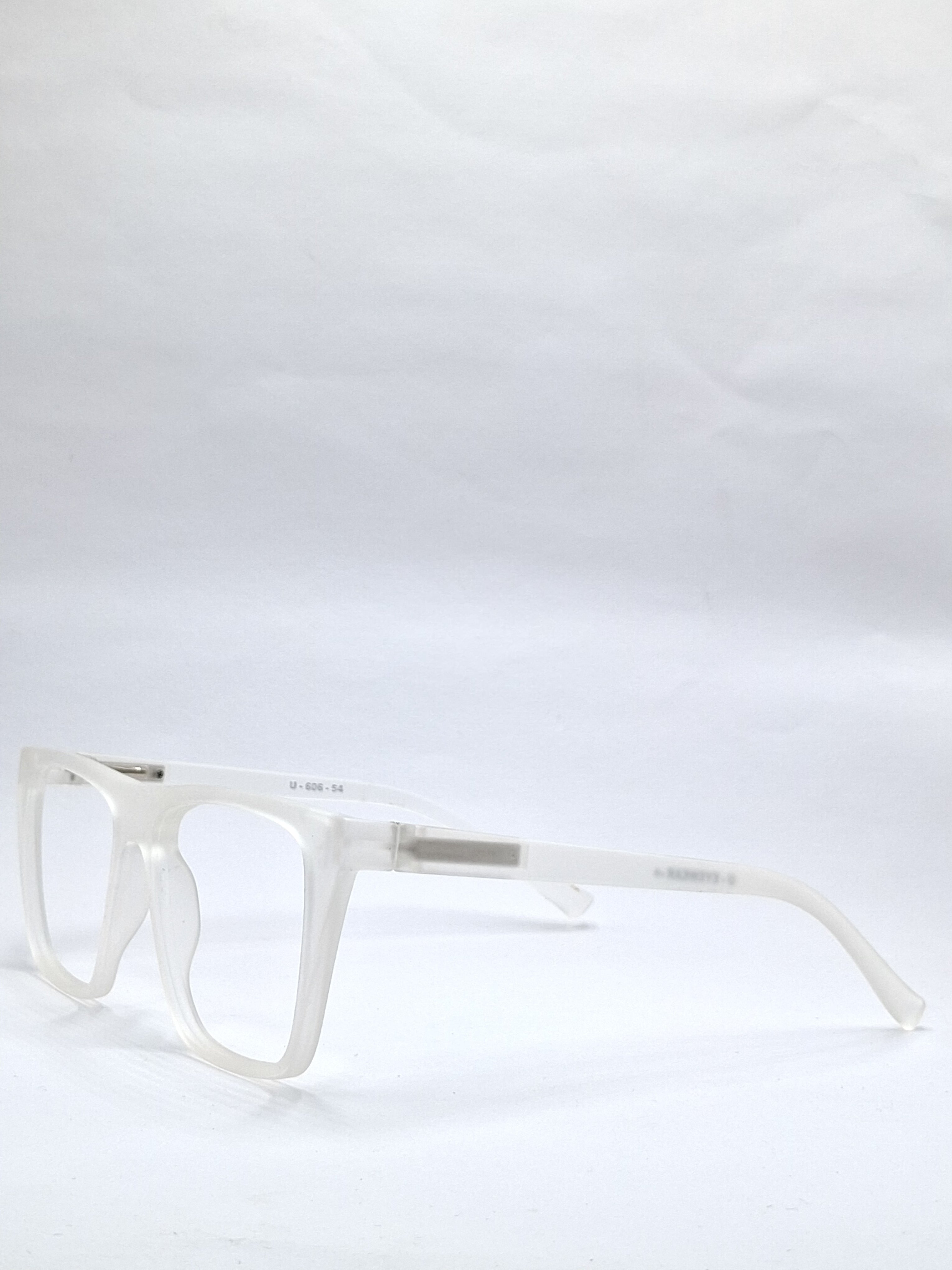 vision plus matte white frame
