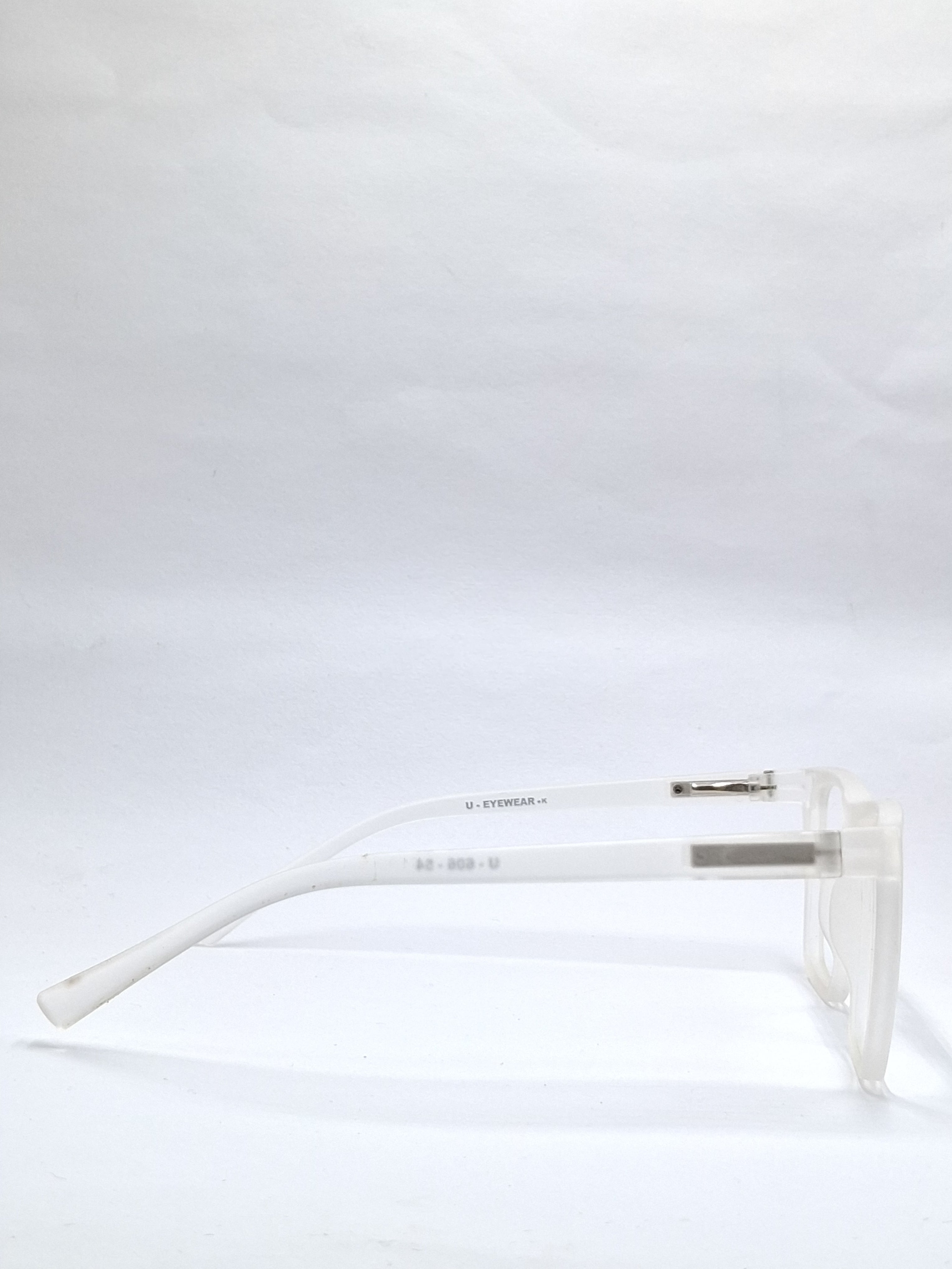 vision plus matte white frame