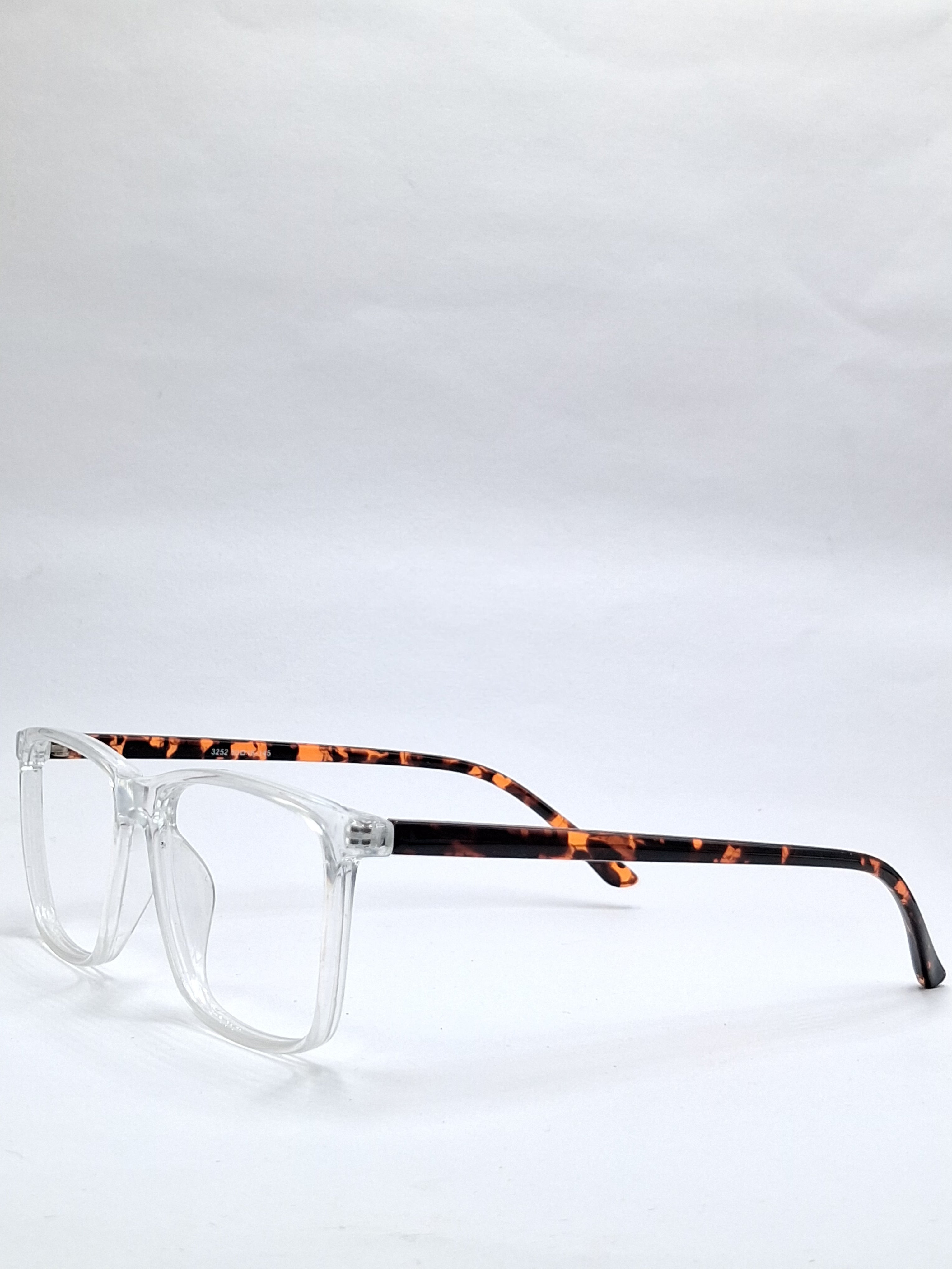 vision plus transparent with printed stick frame