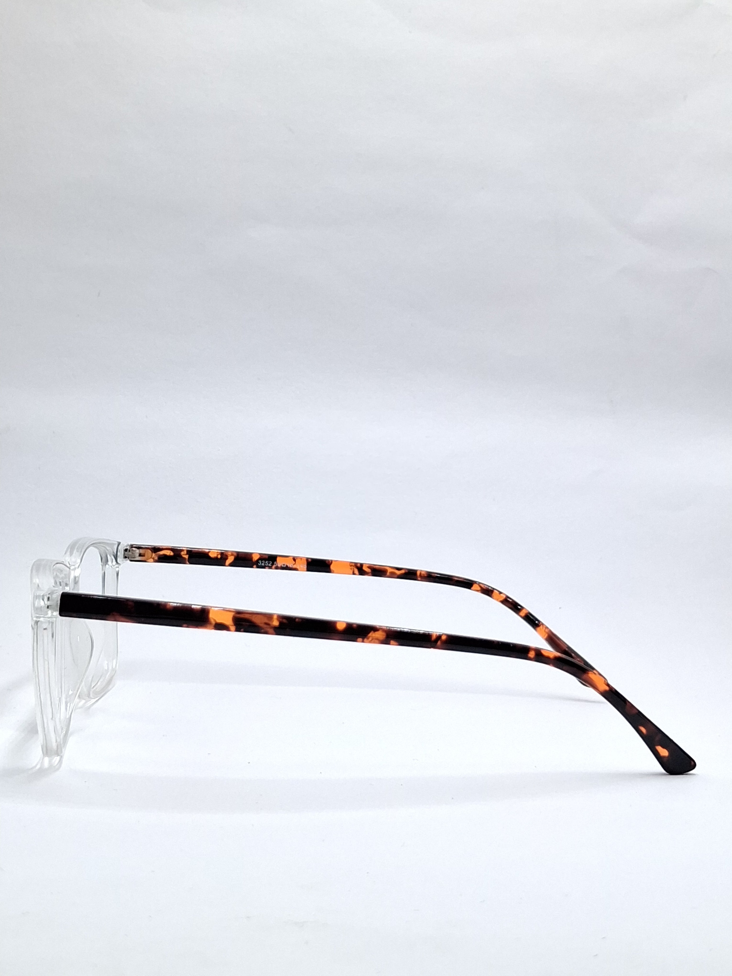 vision plus transparent with printed stick frame
