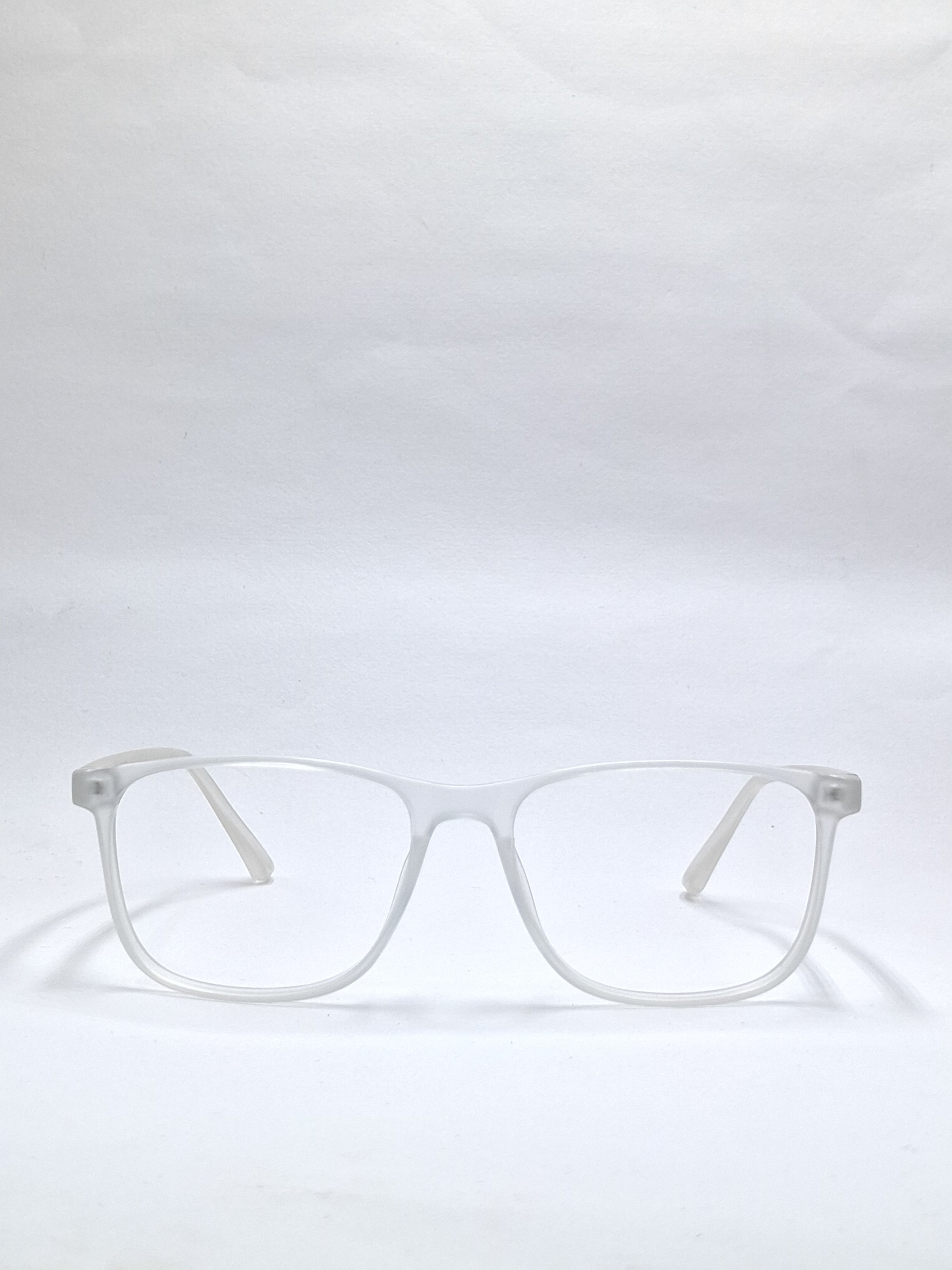 vision plus matte white frame