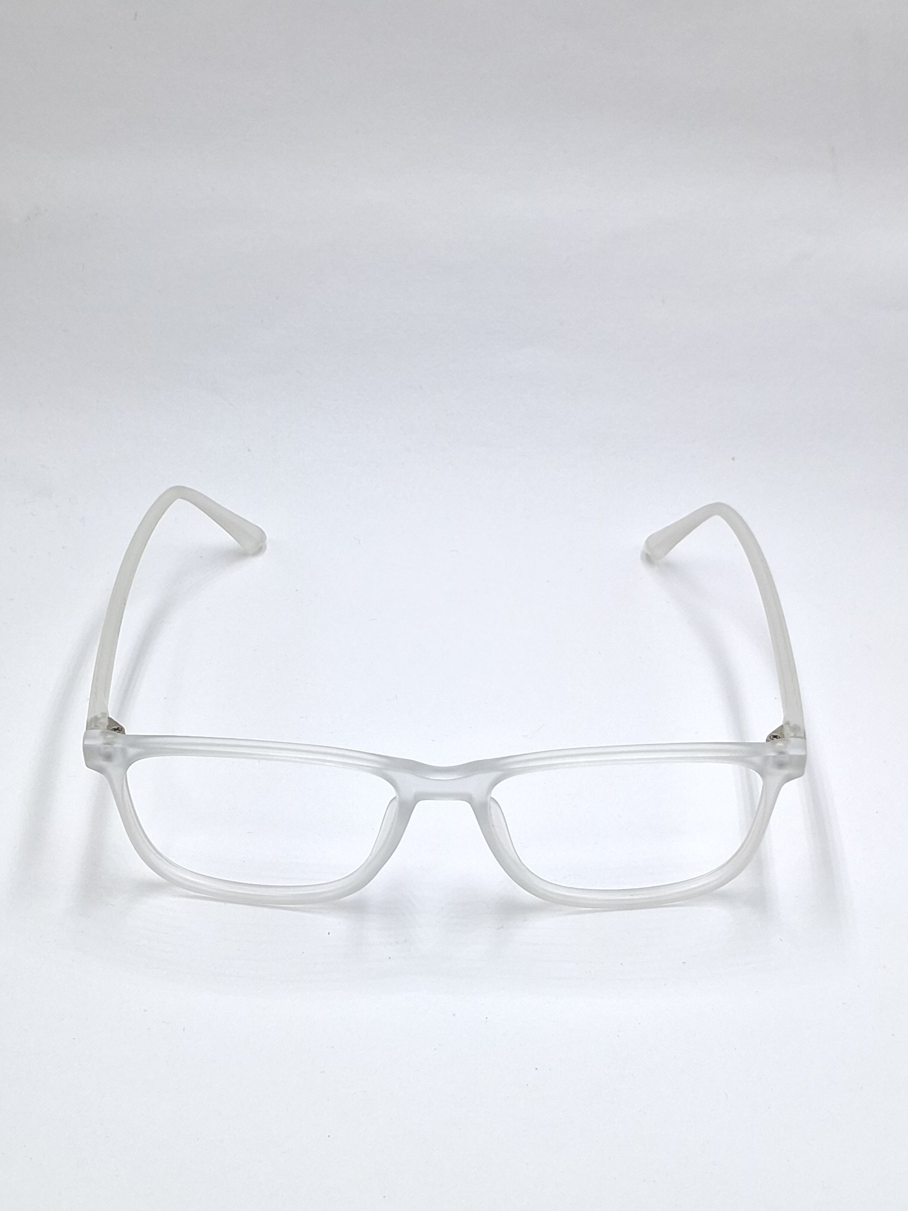 vision plus matte white frame