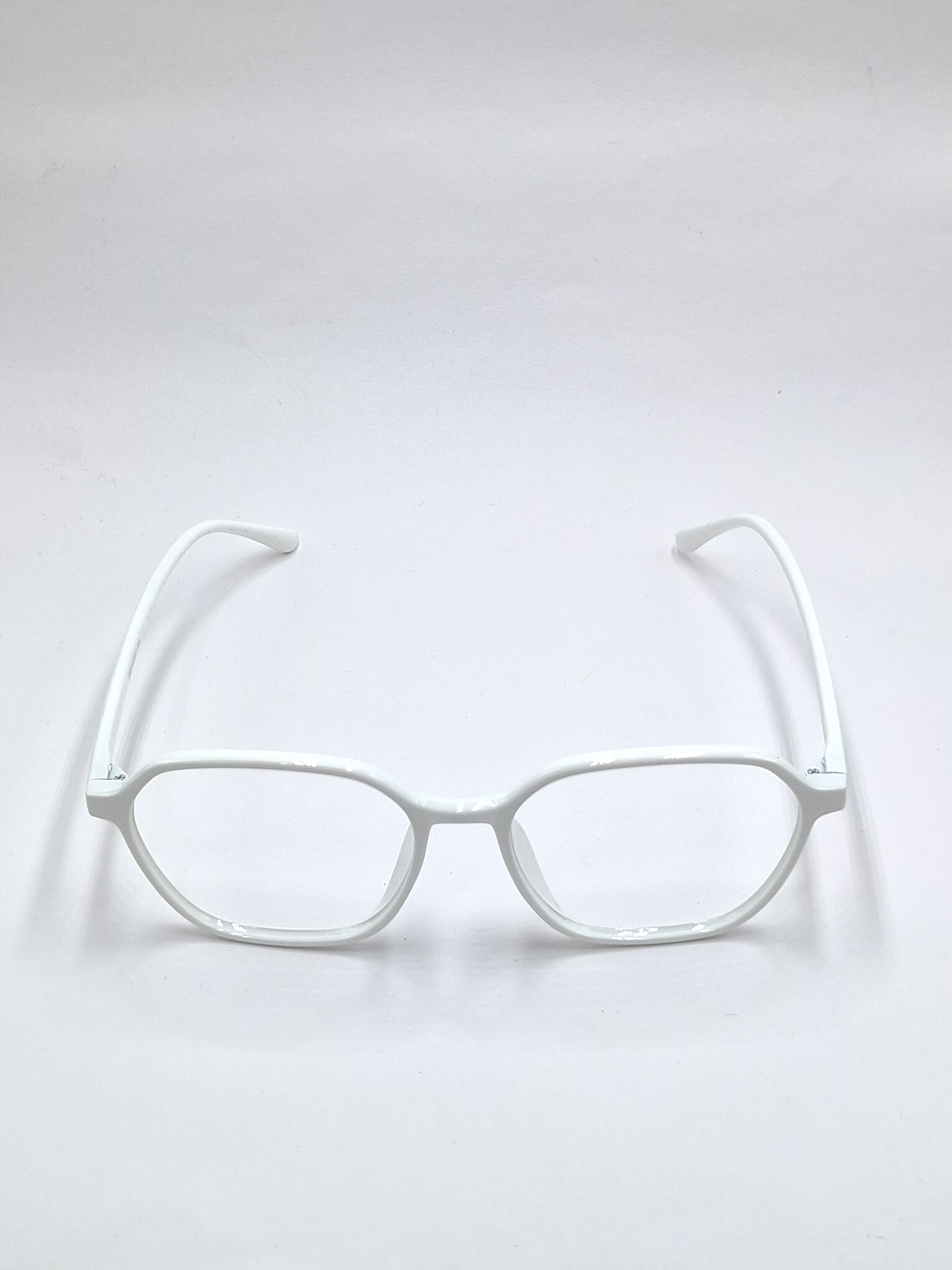 vision plus glossy white frame