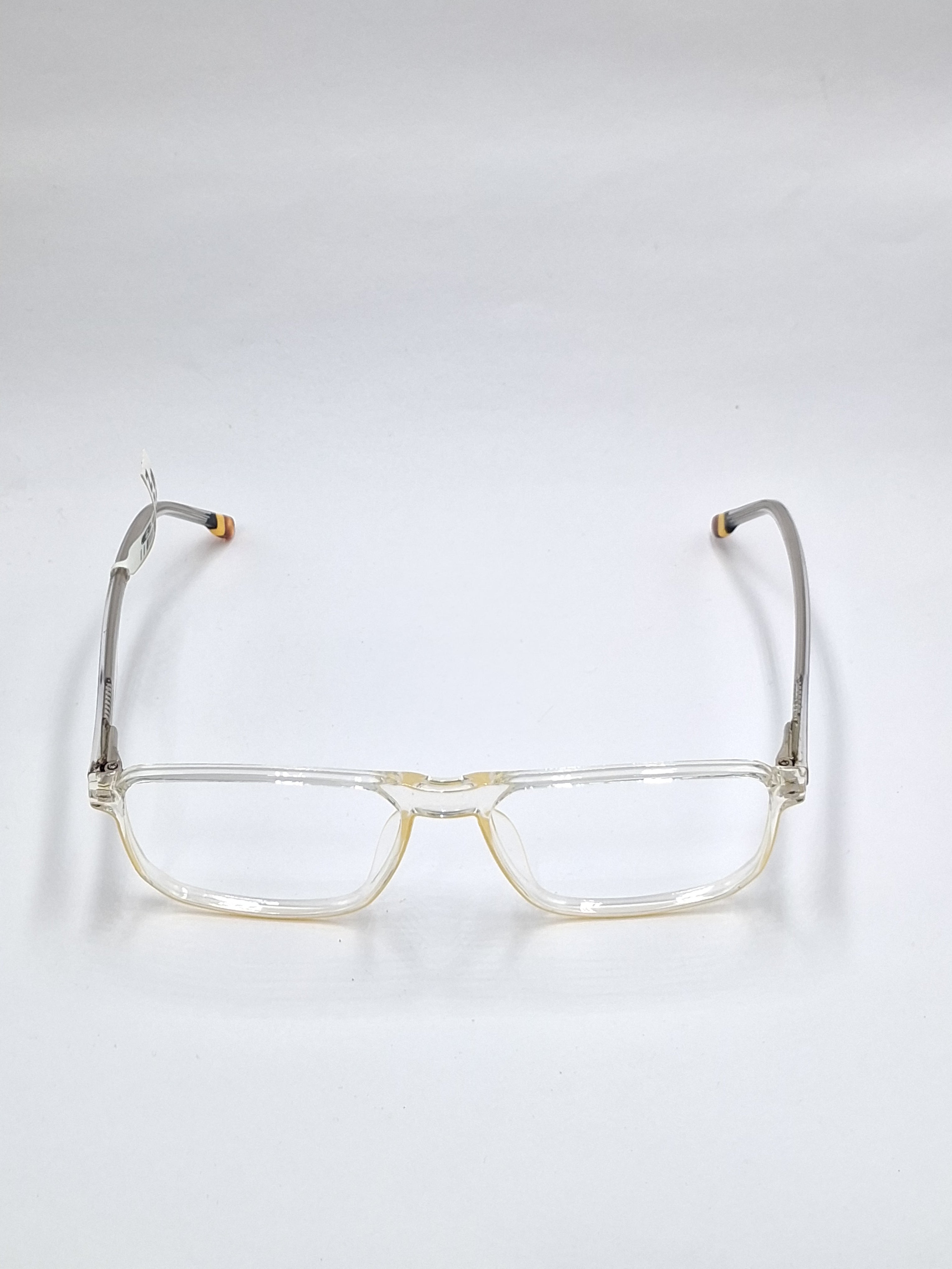 vision plus transparent and yellow with metal stick frame