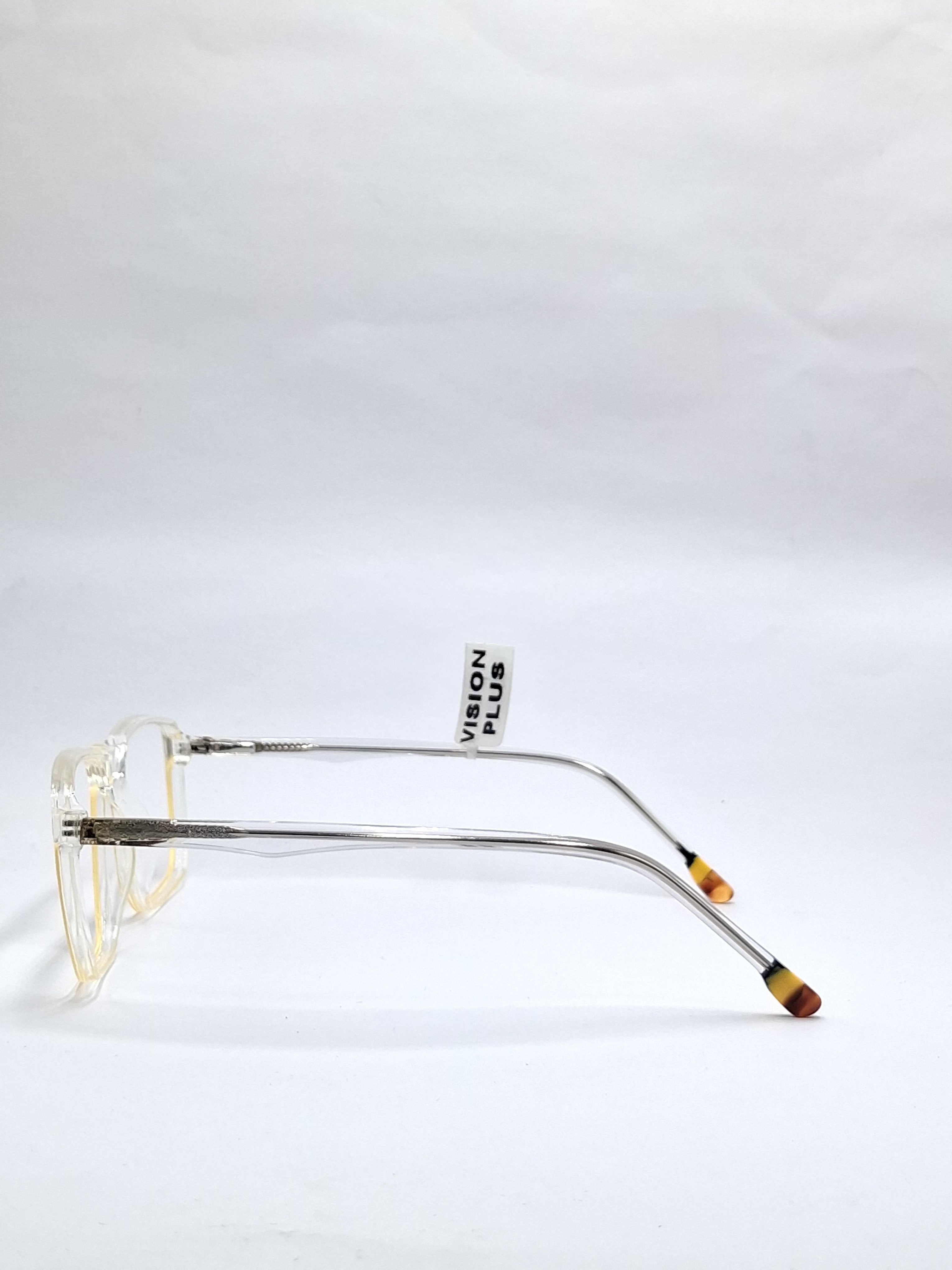 vision plus transparent and yellow with metal stick frame