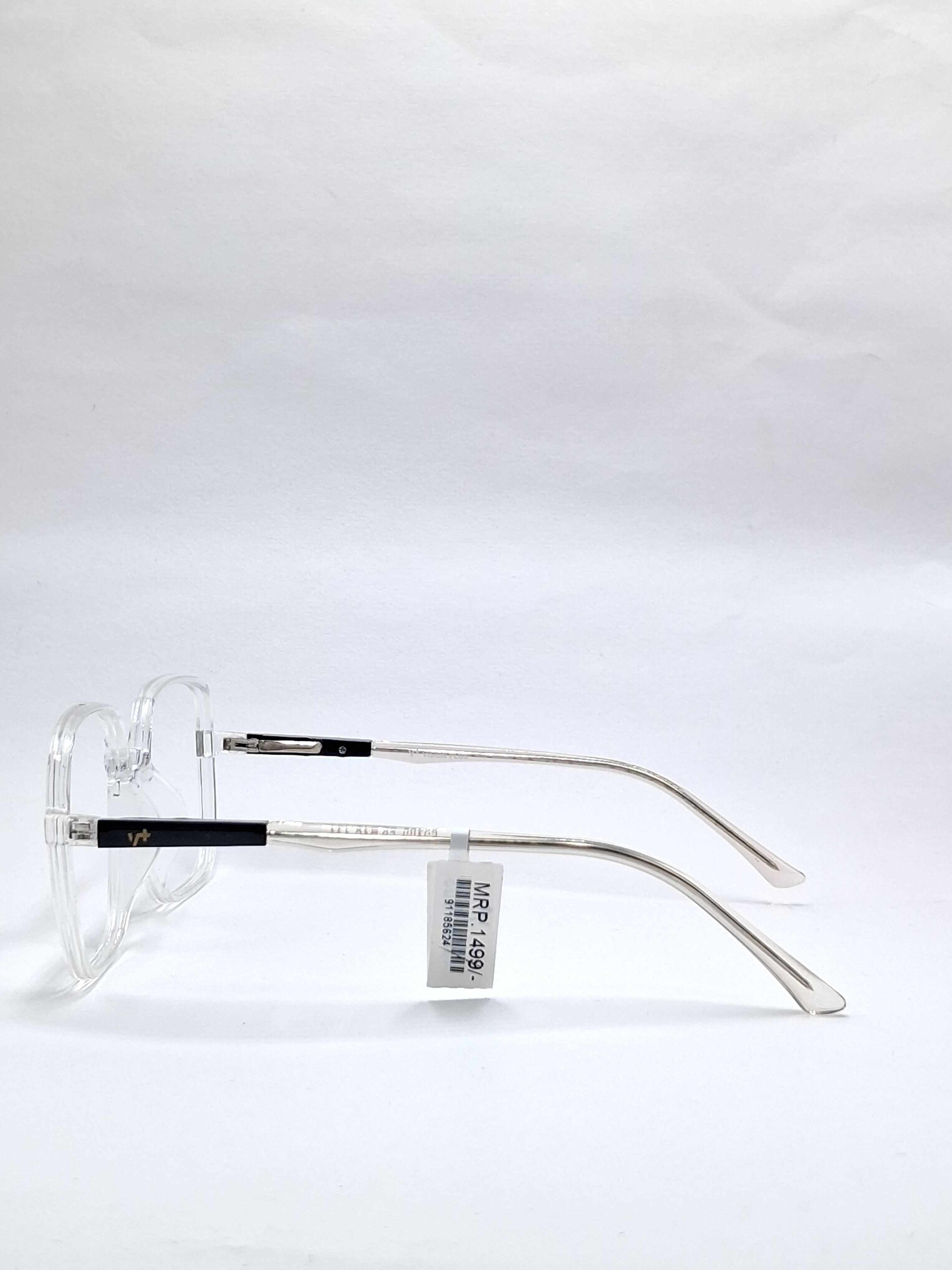 vision plus transparent with metal frame