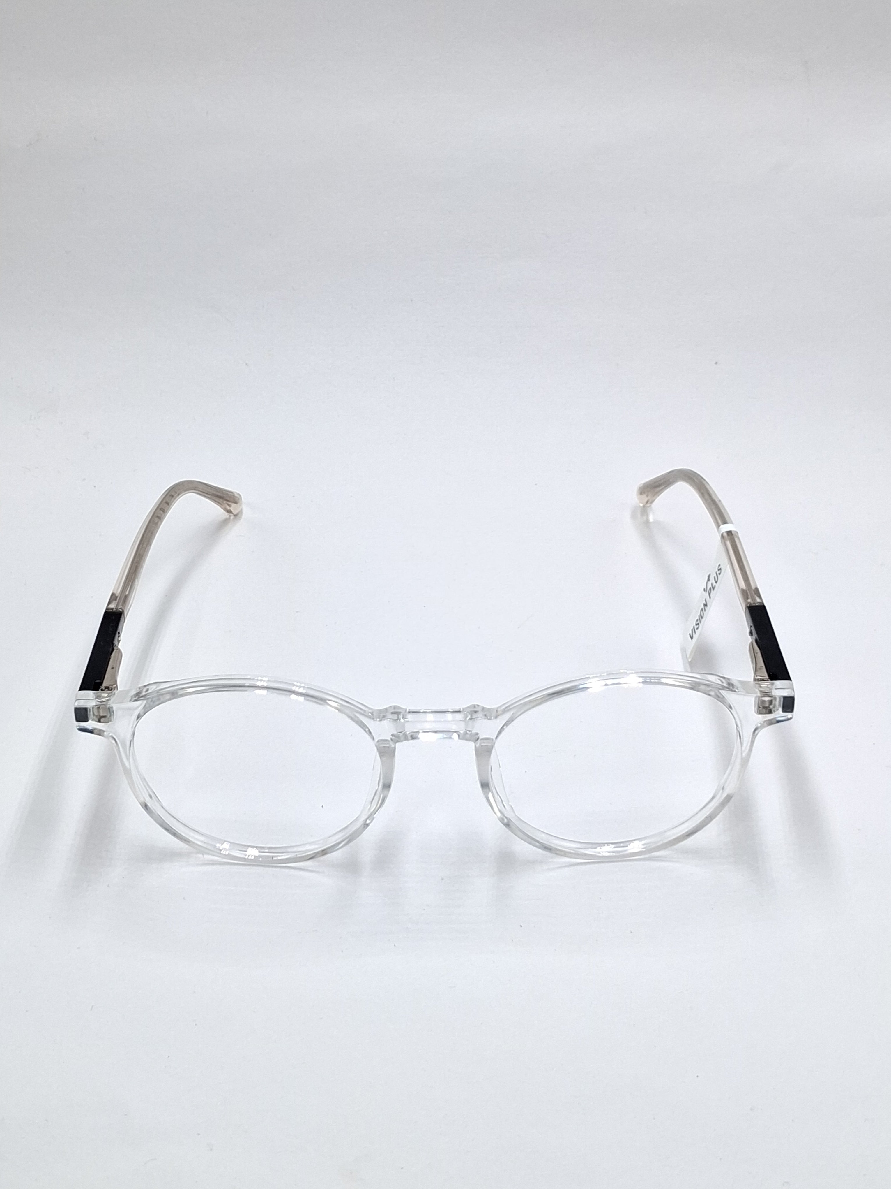 vision plus transparent with metal stick frame