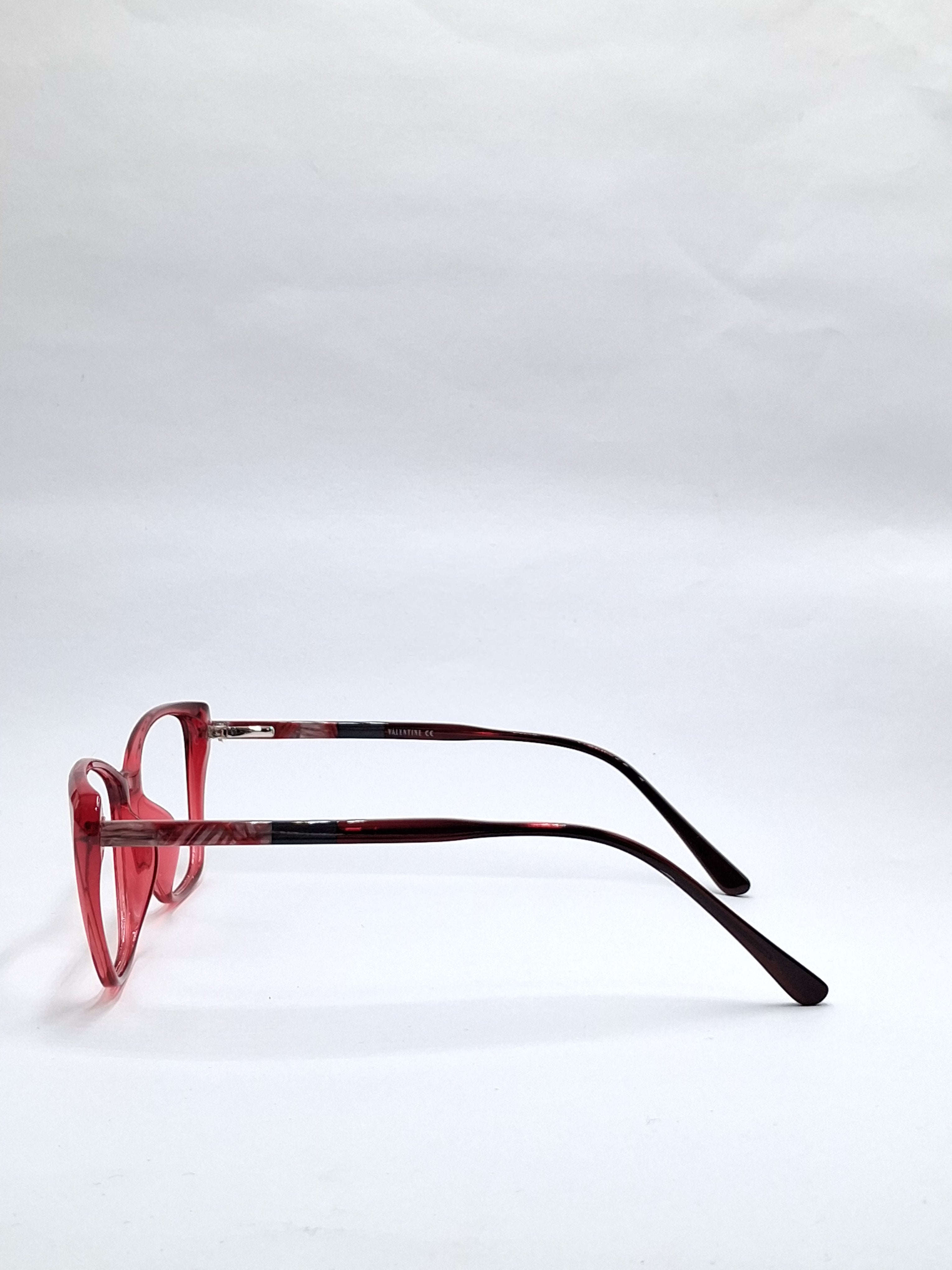 vision plus crystal red frame
