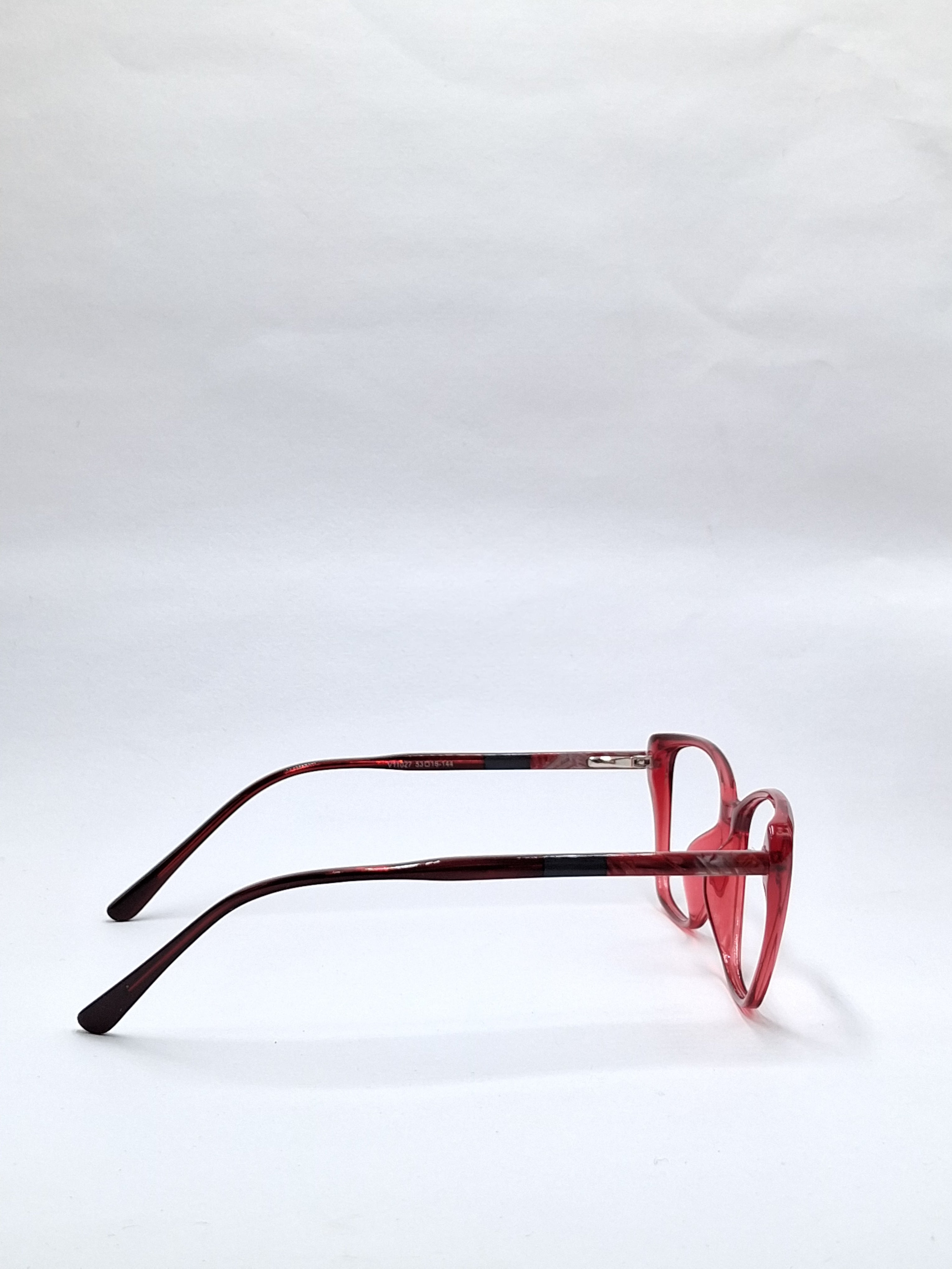vision plus crystal red frame