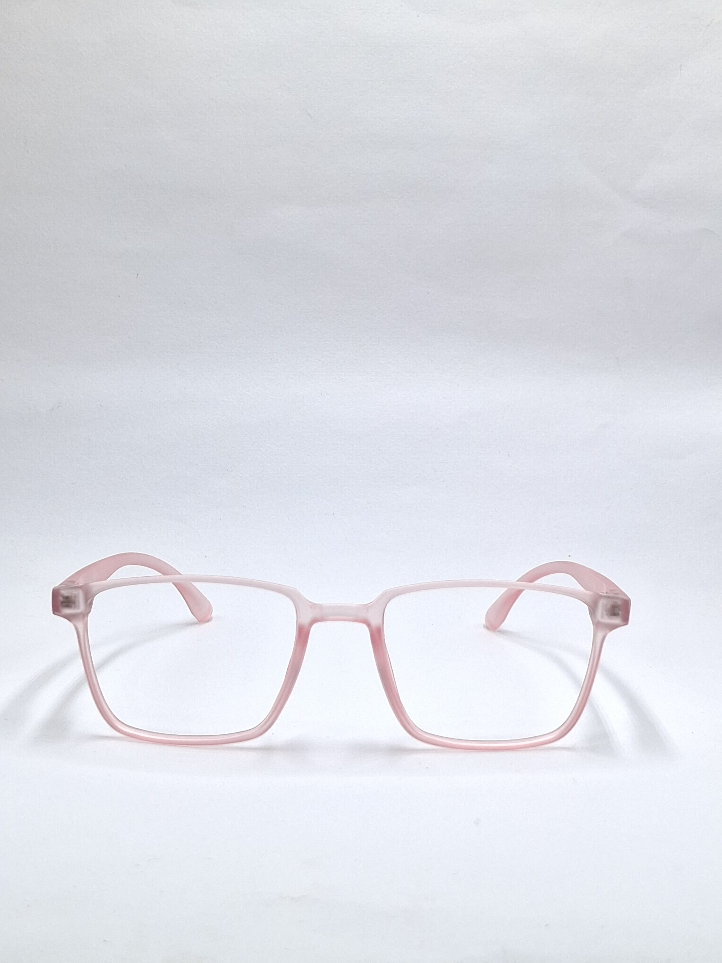 vision plus matte light pink frame