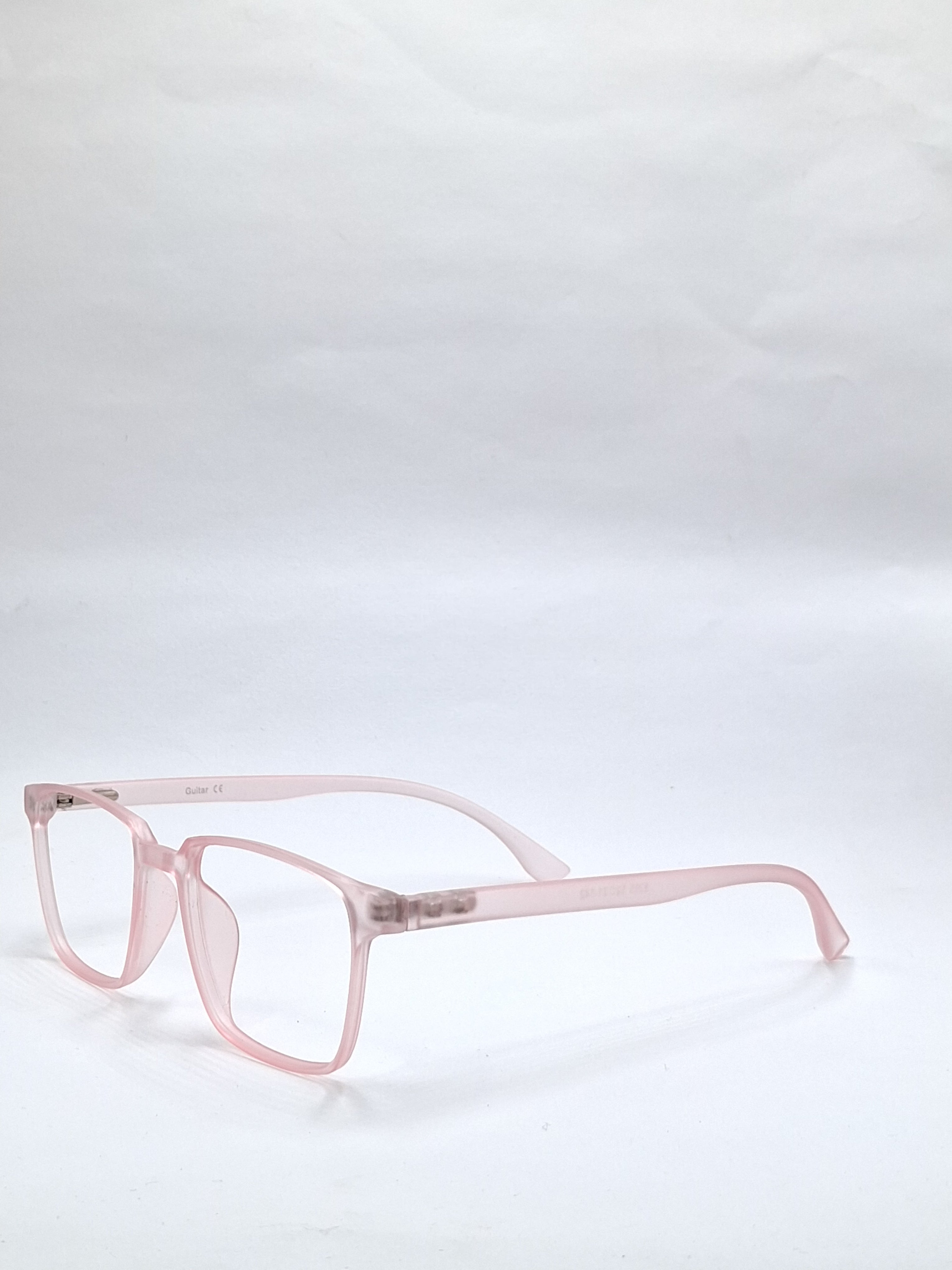 vision plus matte light pink frame